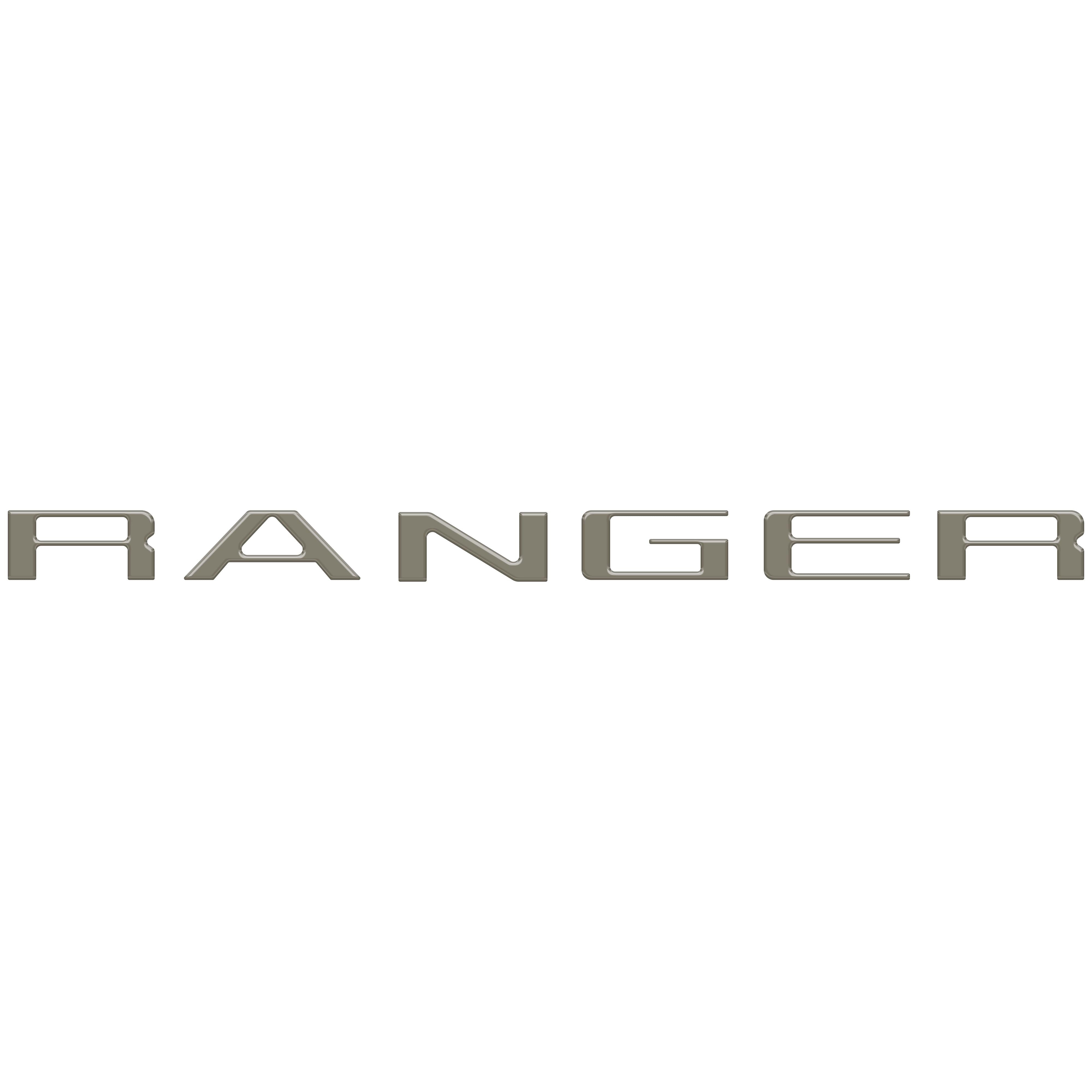 Tailgate Letter Inserts Fits 2024-2026 Ford Ranger