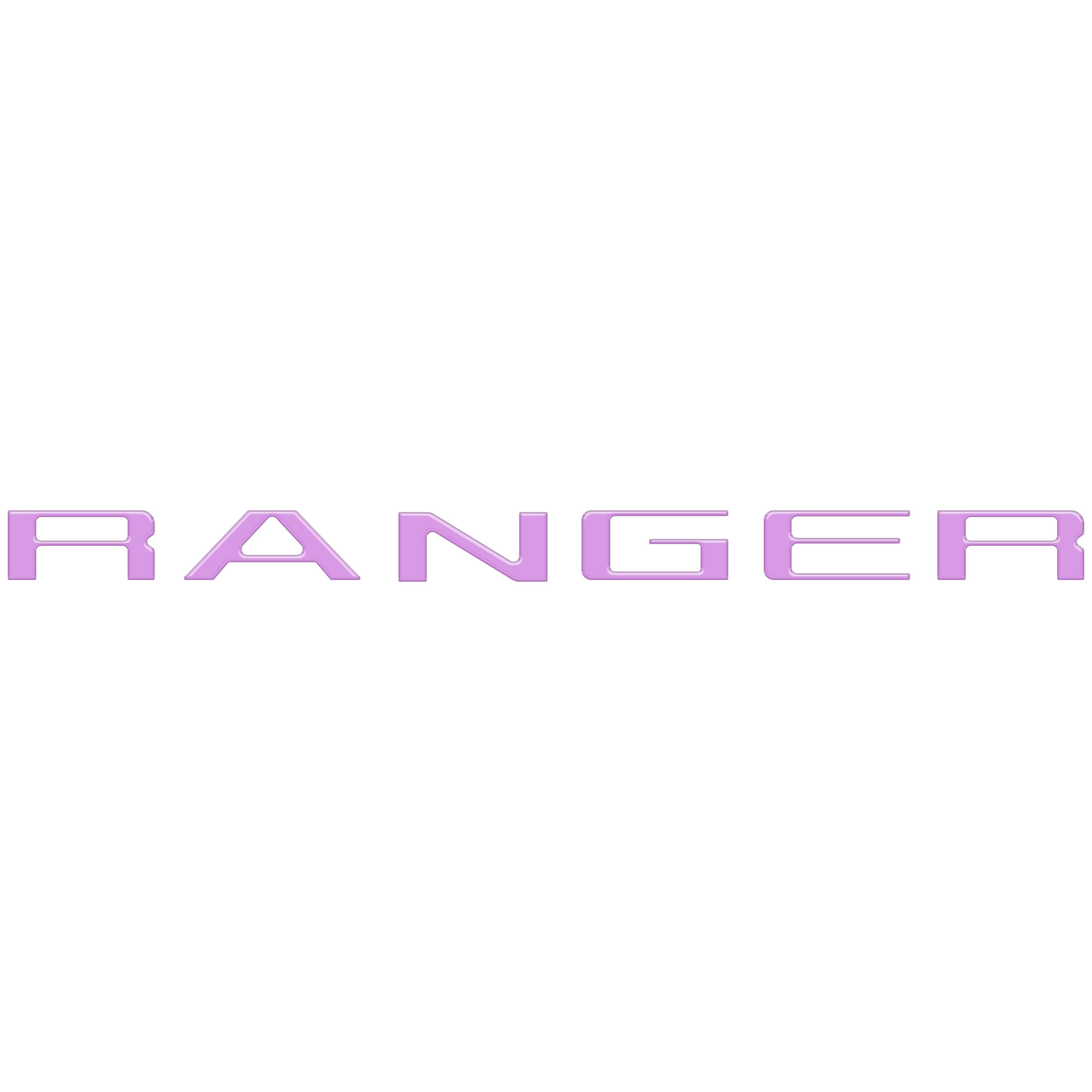 Tailgate Letter Inserts Fits 2024-2026 Ford Ranger