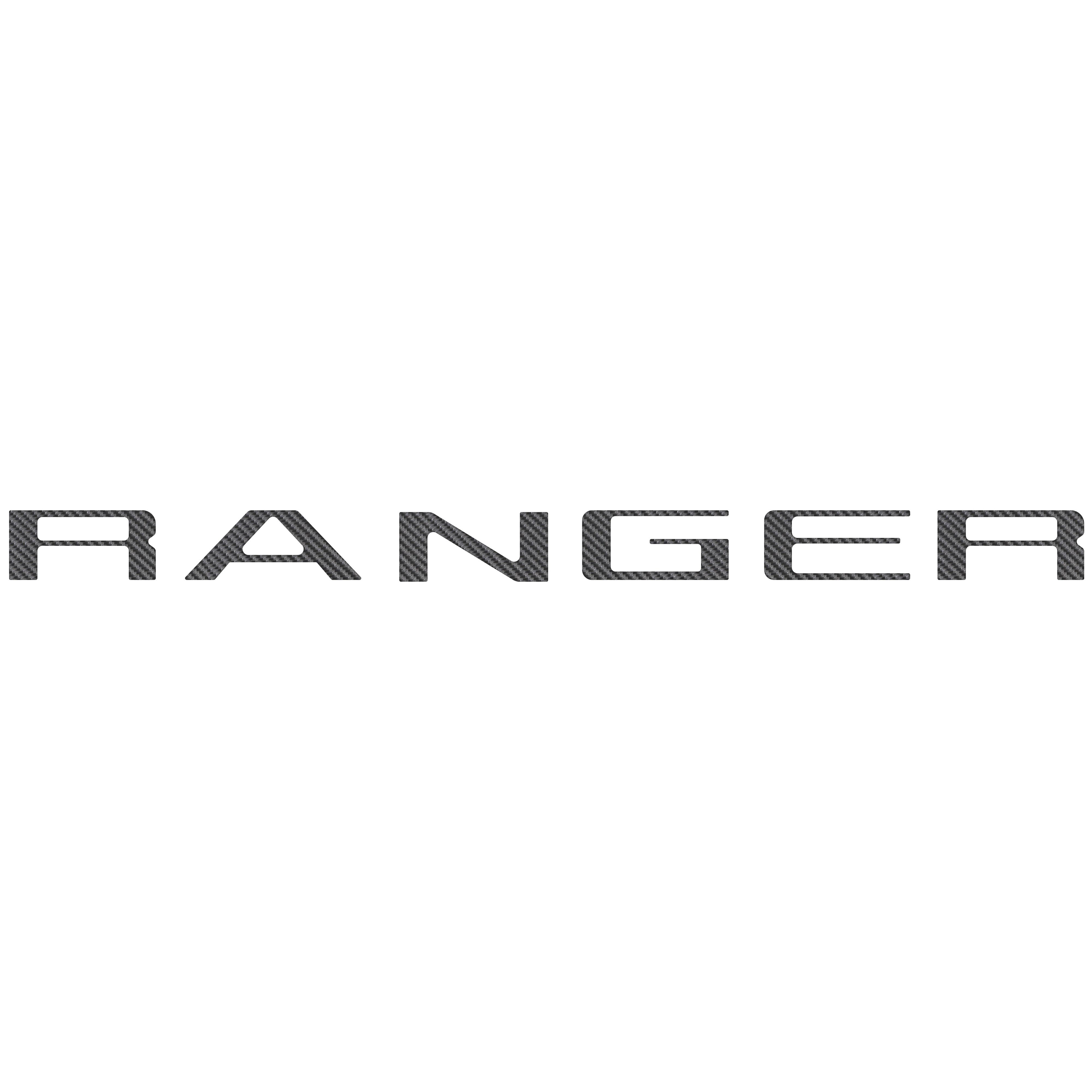 Tailgate Letter Inserts Fits 2019-2023 Ford Ranger