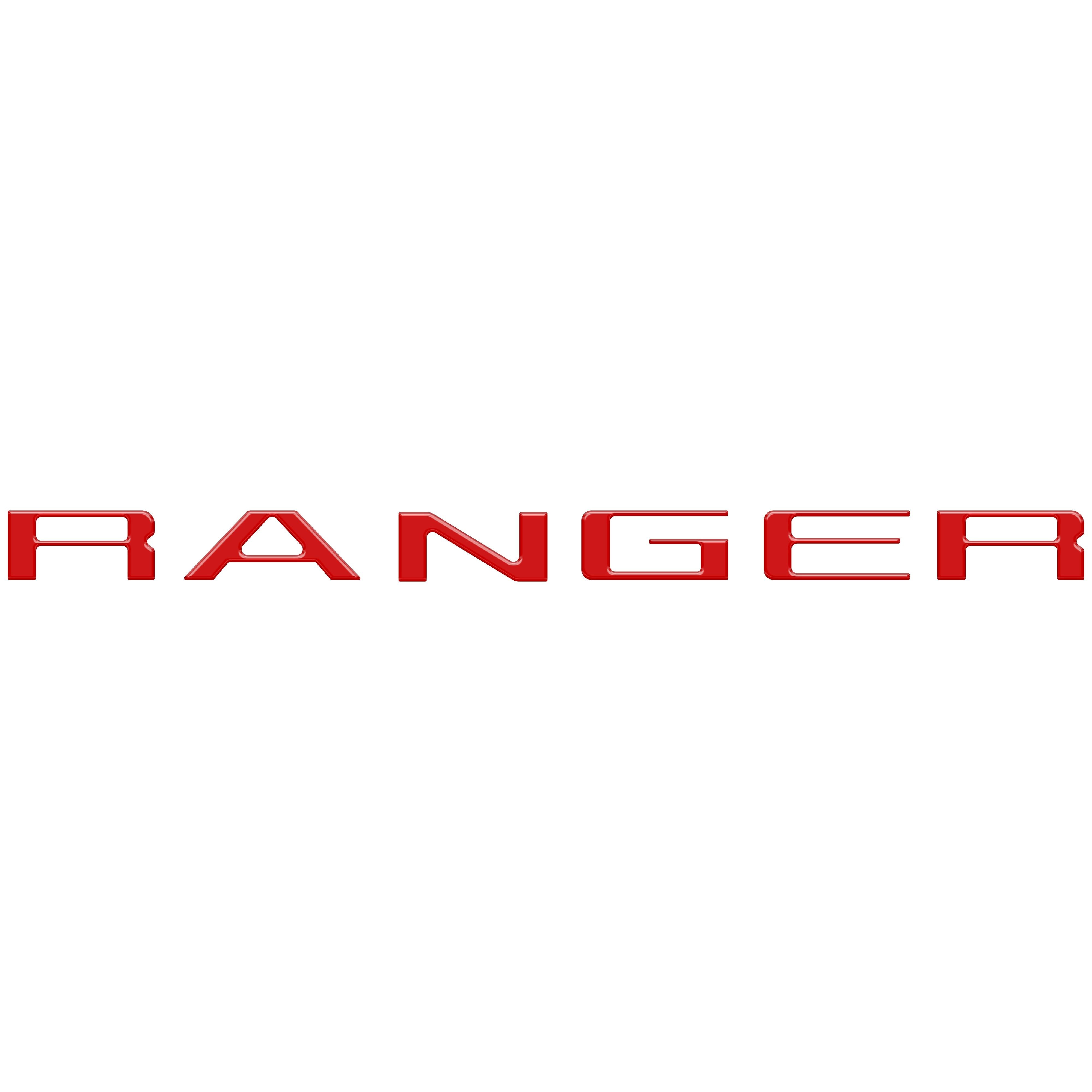 Tailgate Letter Inserts Fits 2019-2023 Ford Ranger