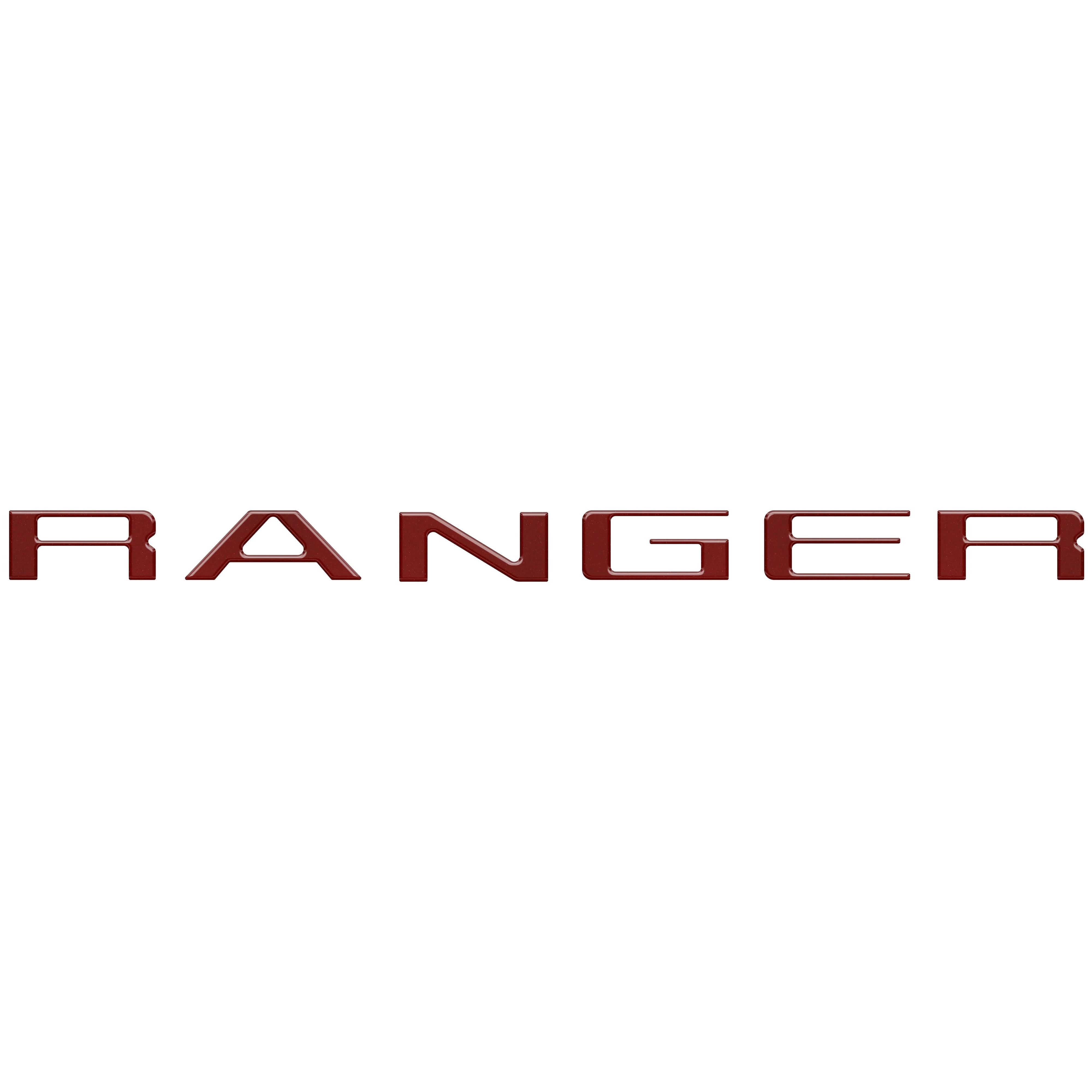 Tailgate Letter Inserts Fits 2019-2023 Ford Ranger