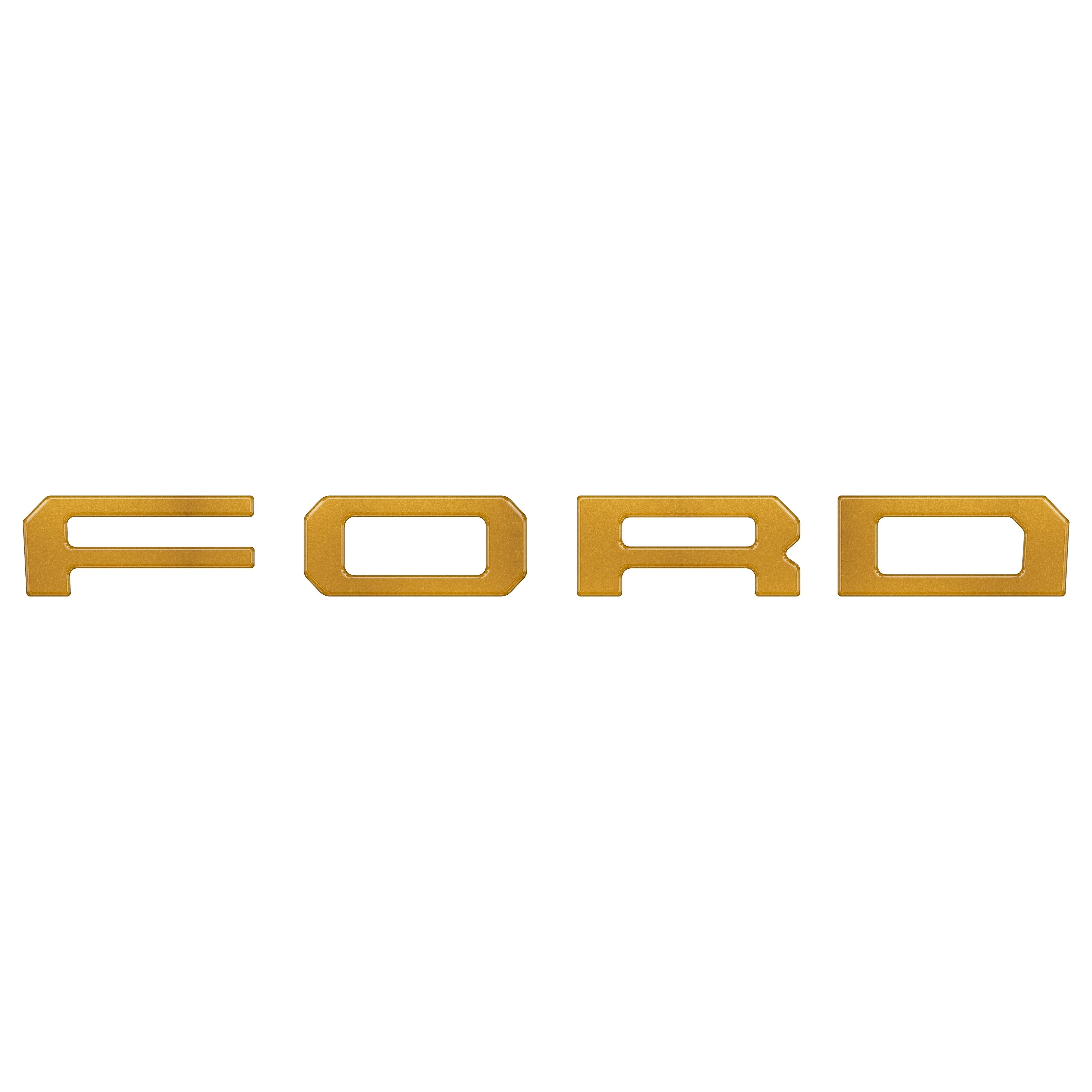 Grille Letter Overlays Fits 2019-2023 Ford Ranger