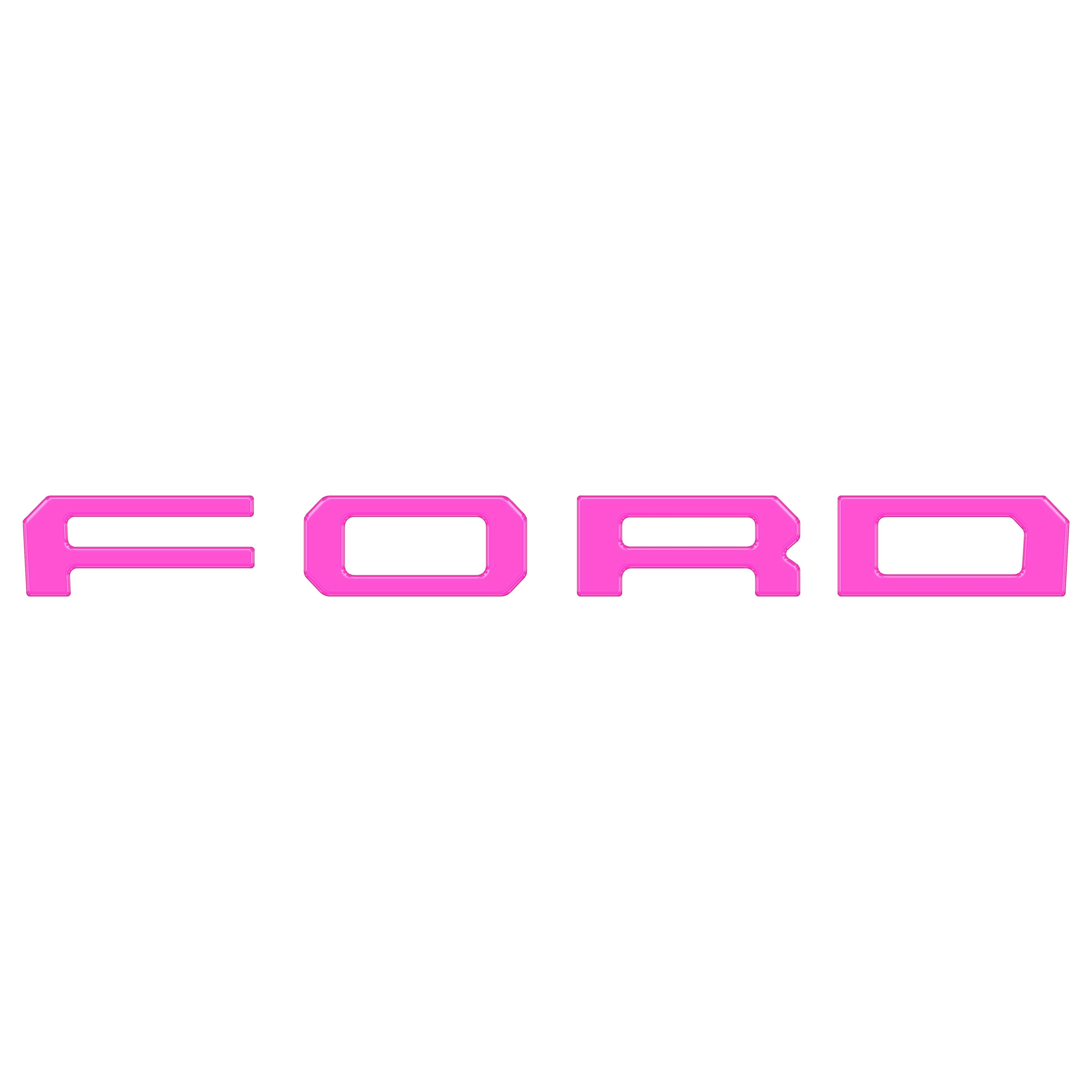 Grille Letter Overlays Fits 2019-2023 Ford Ranger