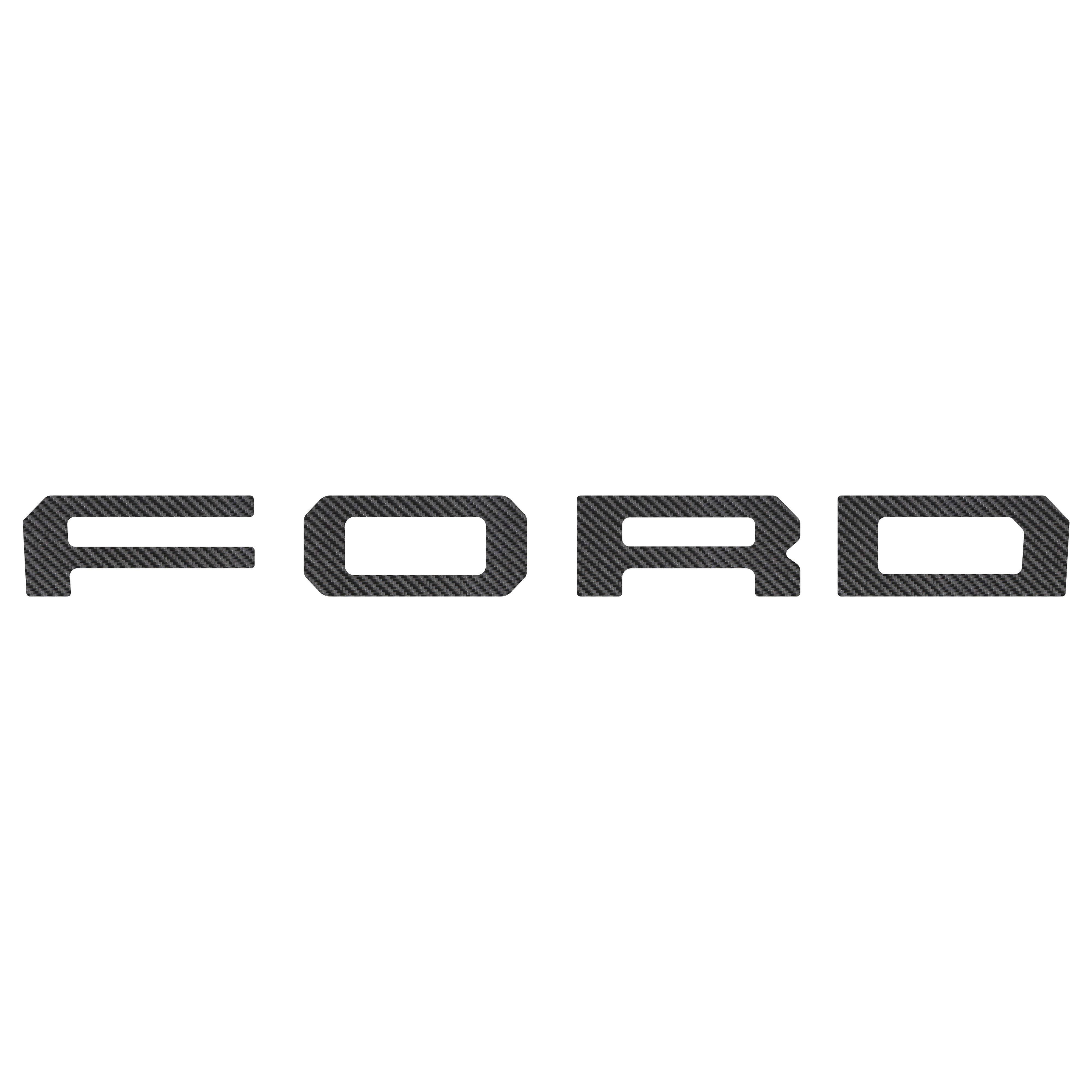 Grille Letter Overlays Fits 2019-2023 Ford Ranger