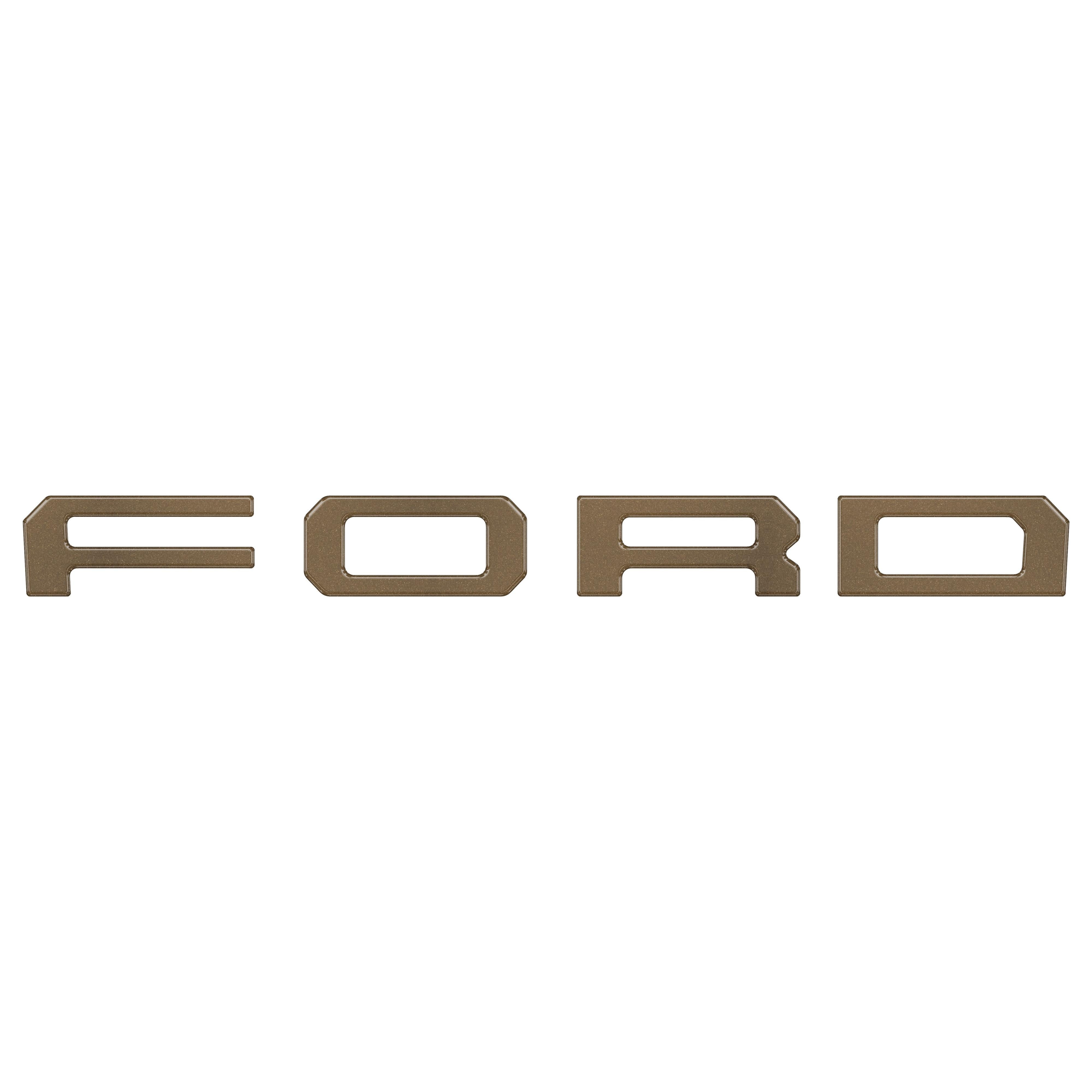 Grille Letter Overlays Fits 2019-2023 Ford Ranger