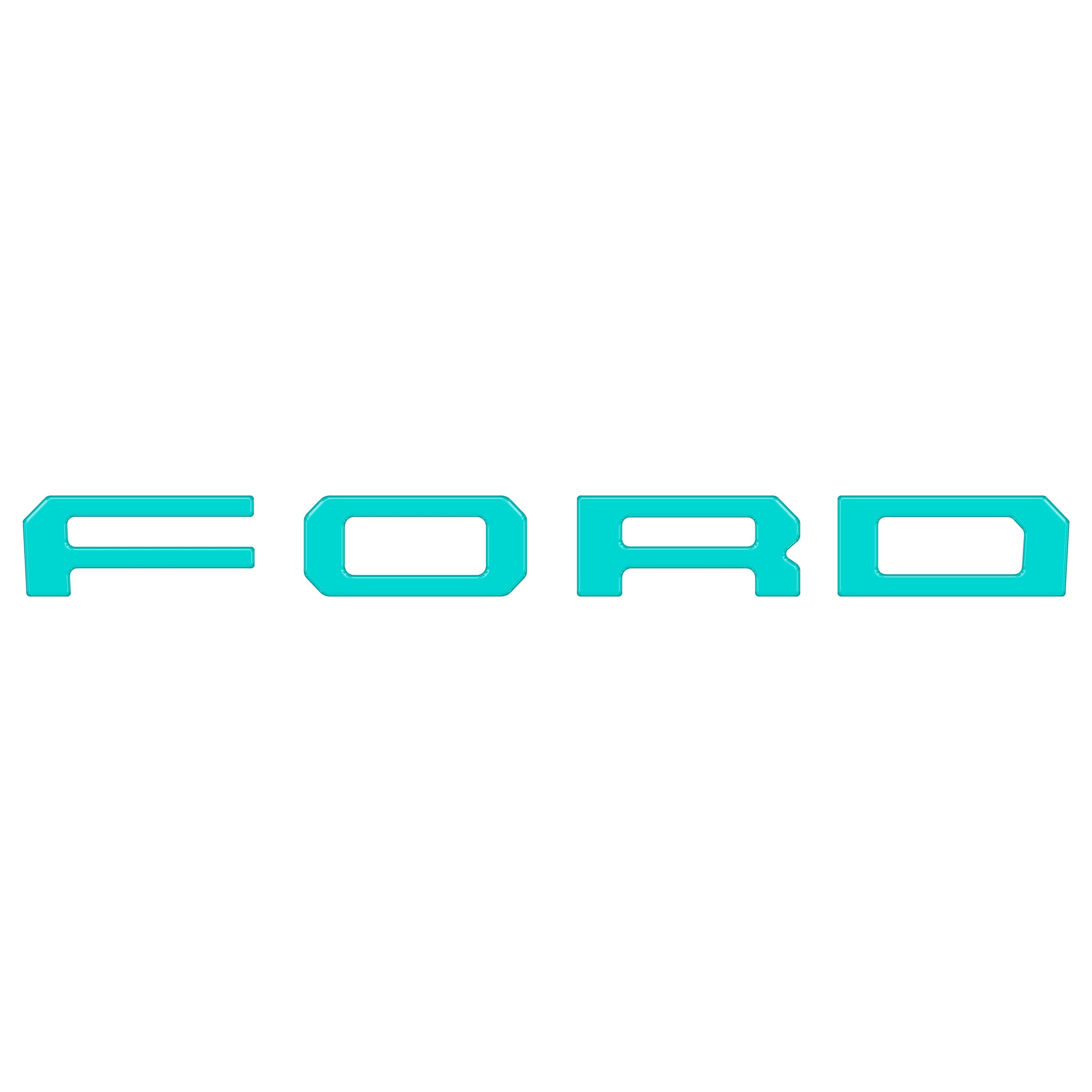 Grille Letter Overlays Fits 2019-2023 Ford Ranger