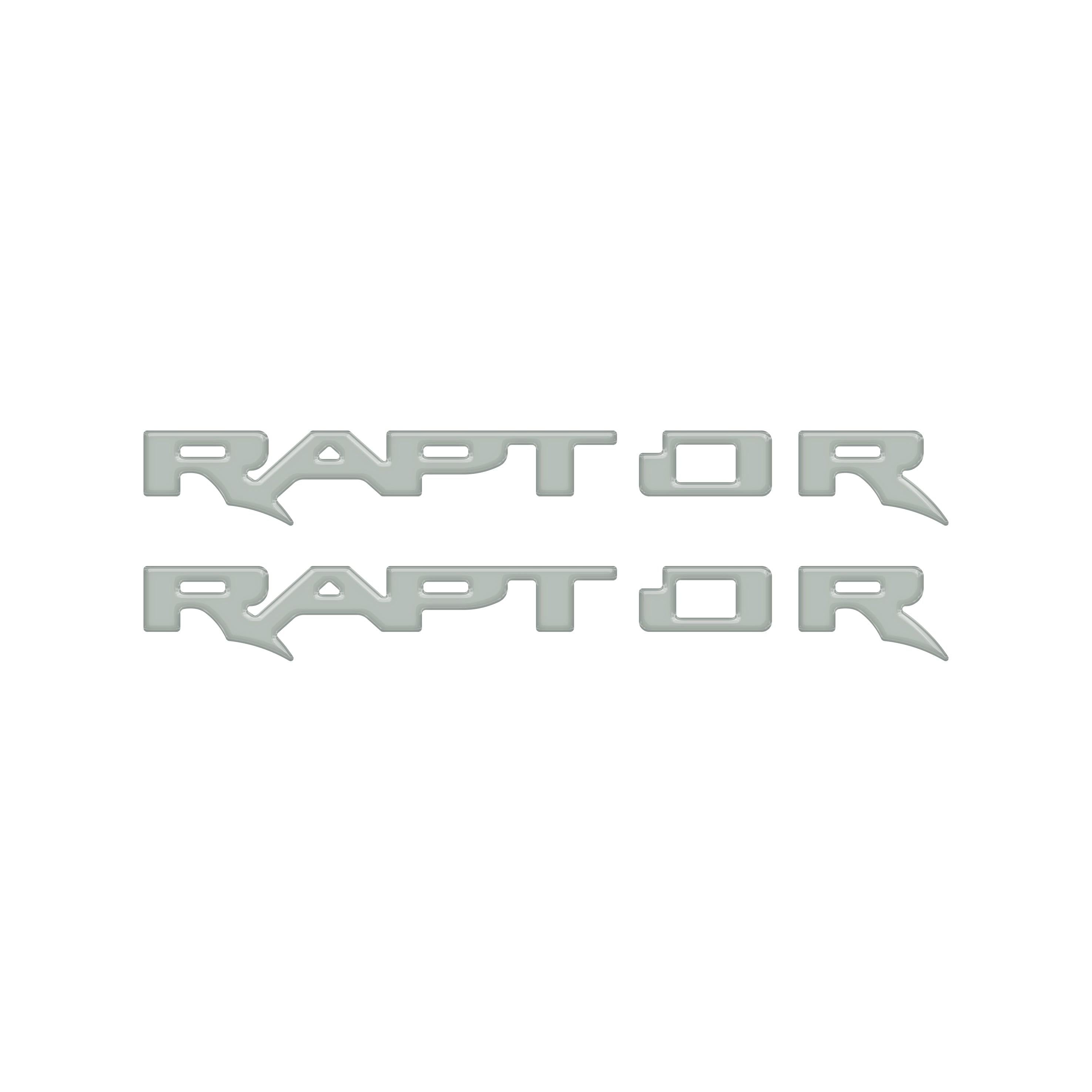 Raptor Running Board Emblem Overlays Fits 2024-2026 Ford Ranger Raptor