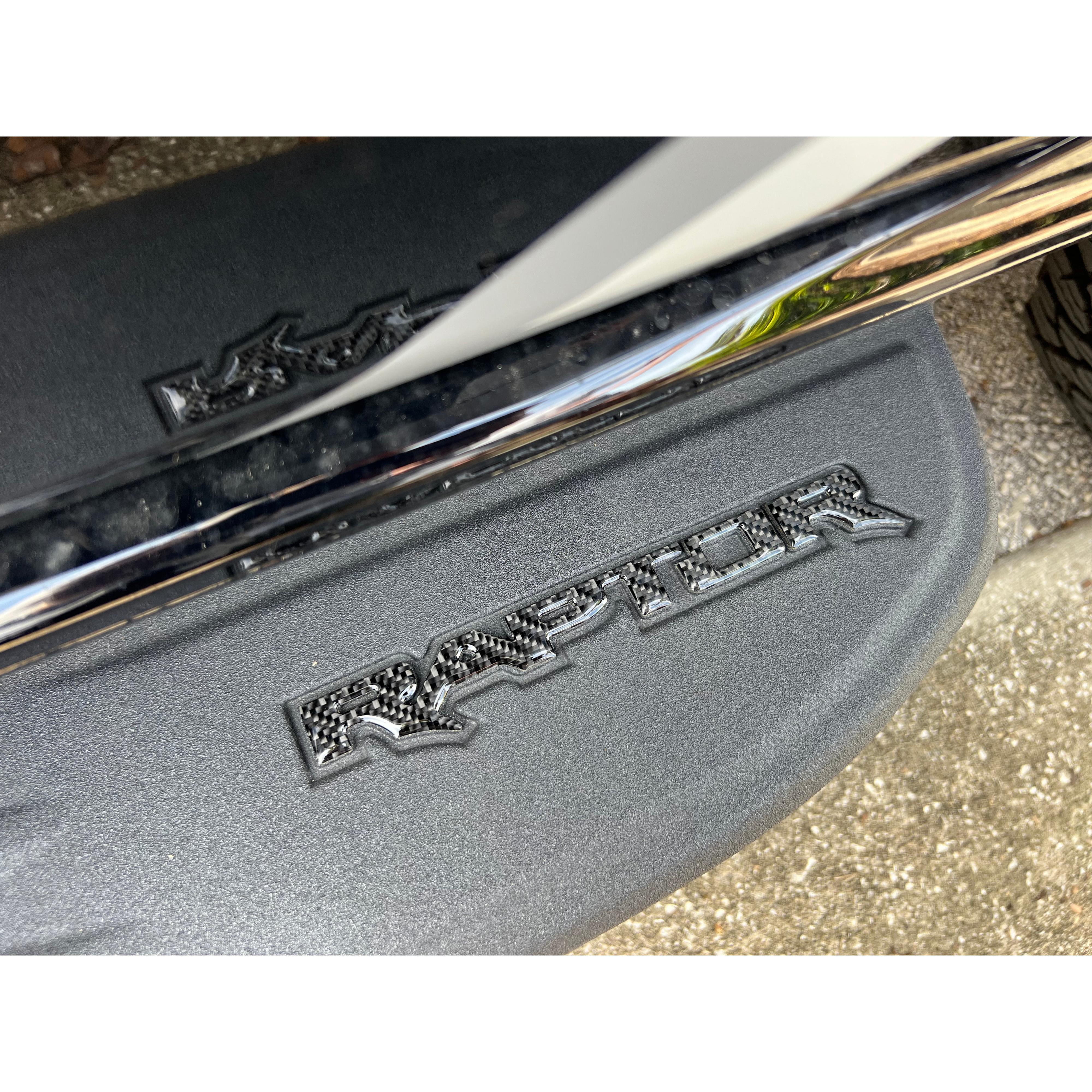 Raptor Running Board Emblem Overlays Fits 2024-2026 Ford Ranger Raptor