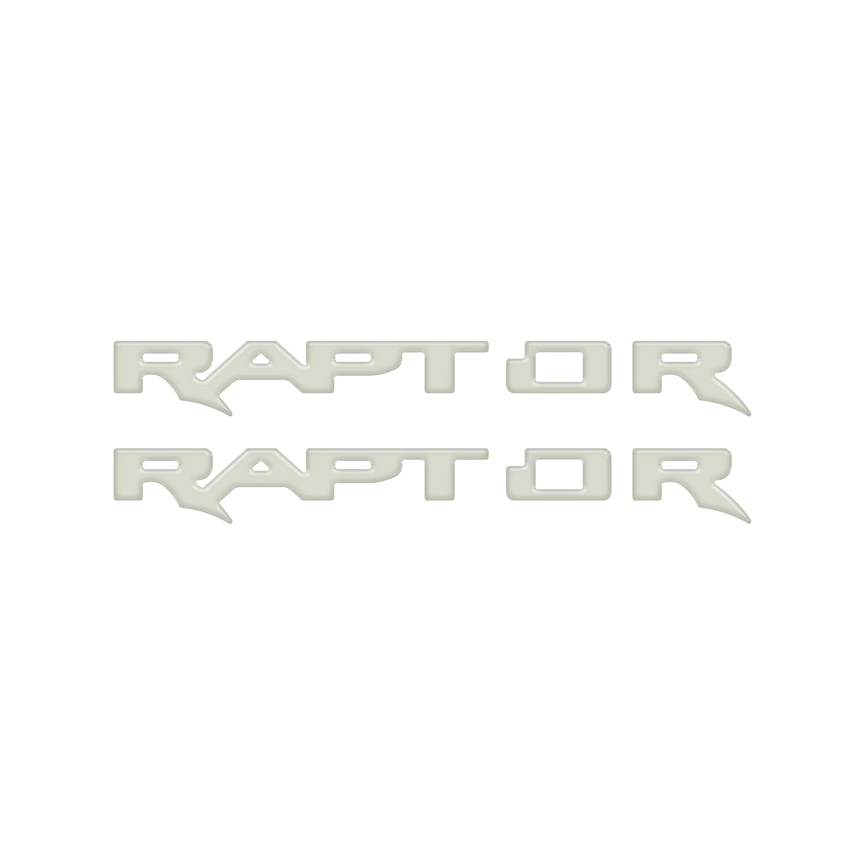 Raptor Running Board Emblem Overlays Fits 2024-2026 Ford Ranger Raptor