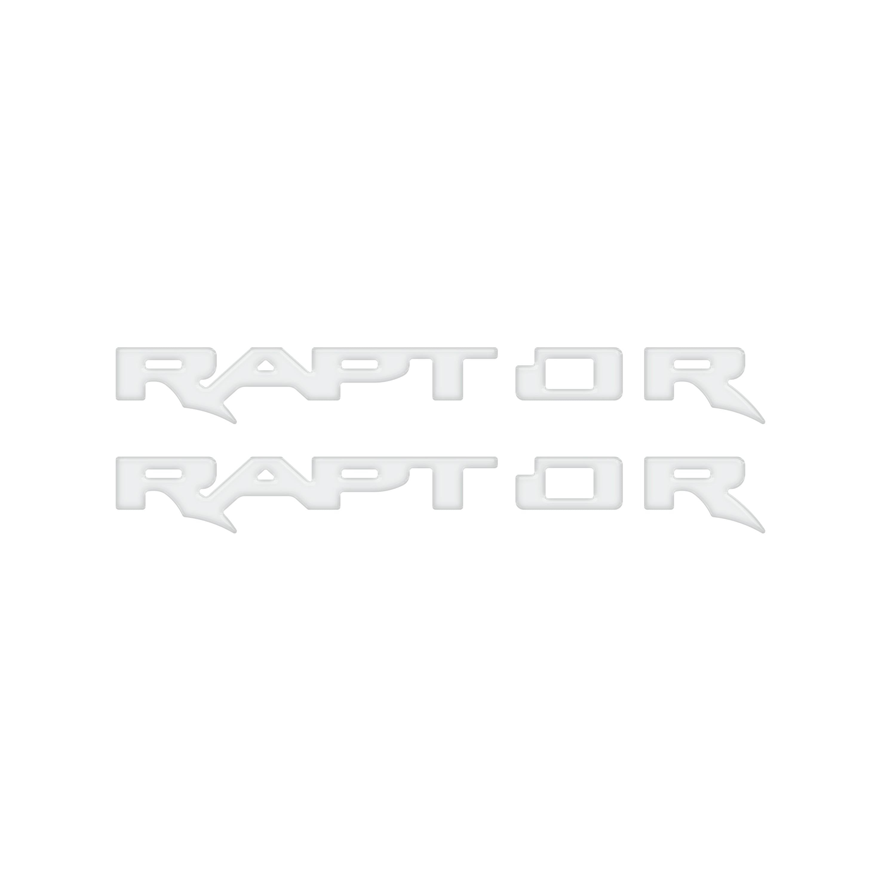 Raptor Running Board Emblem Overlays Fits 2024-2026 Ford Ranger Raptor
