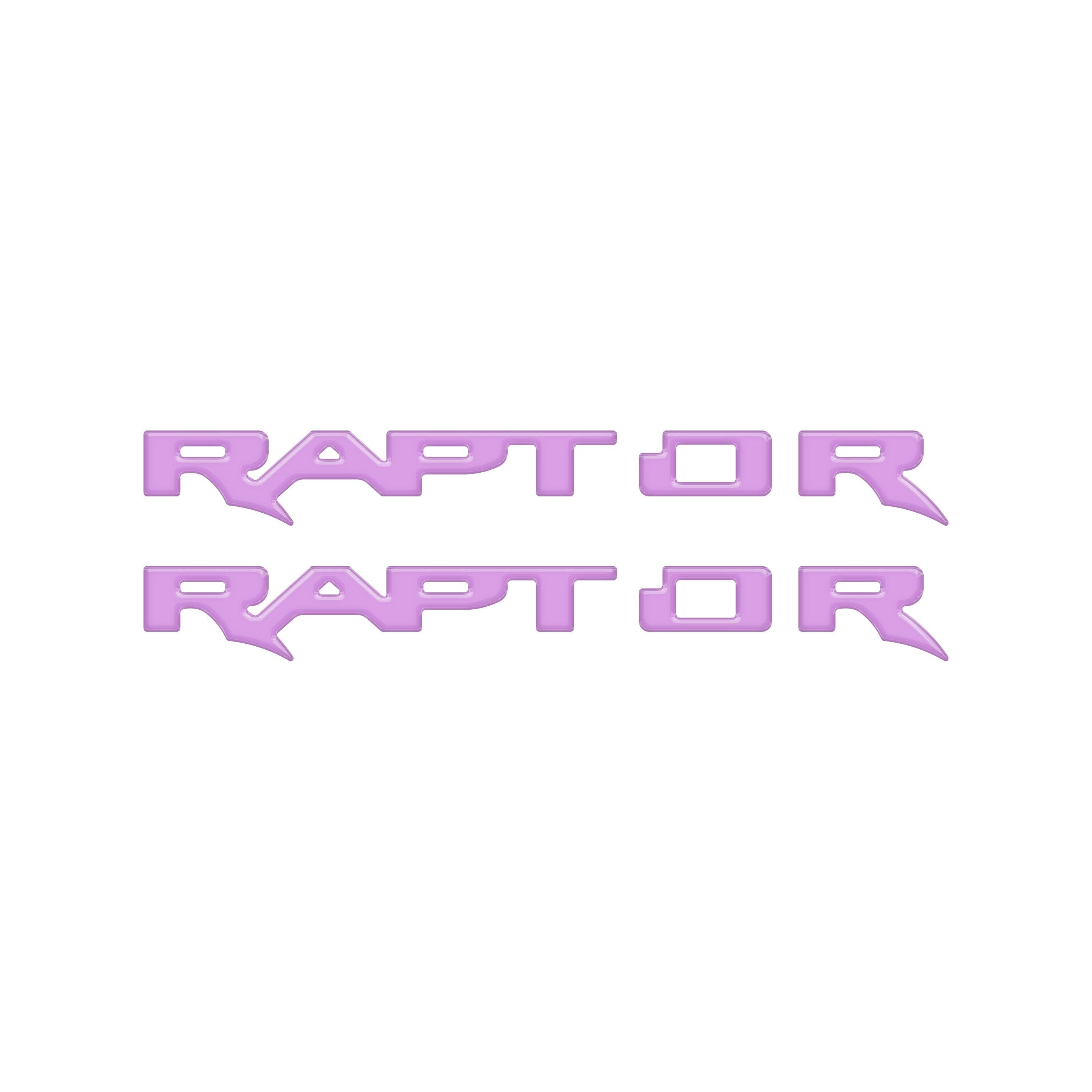 Raptor Running Board Emblem Overlays Fits 2024-2026 Ford Ranger Raptor