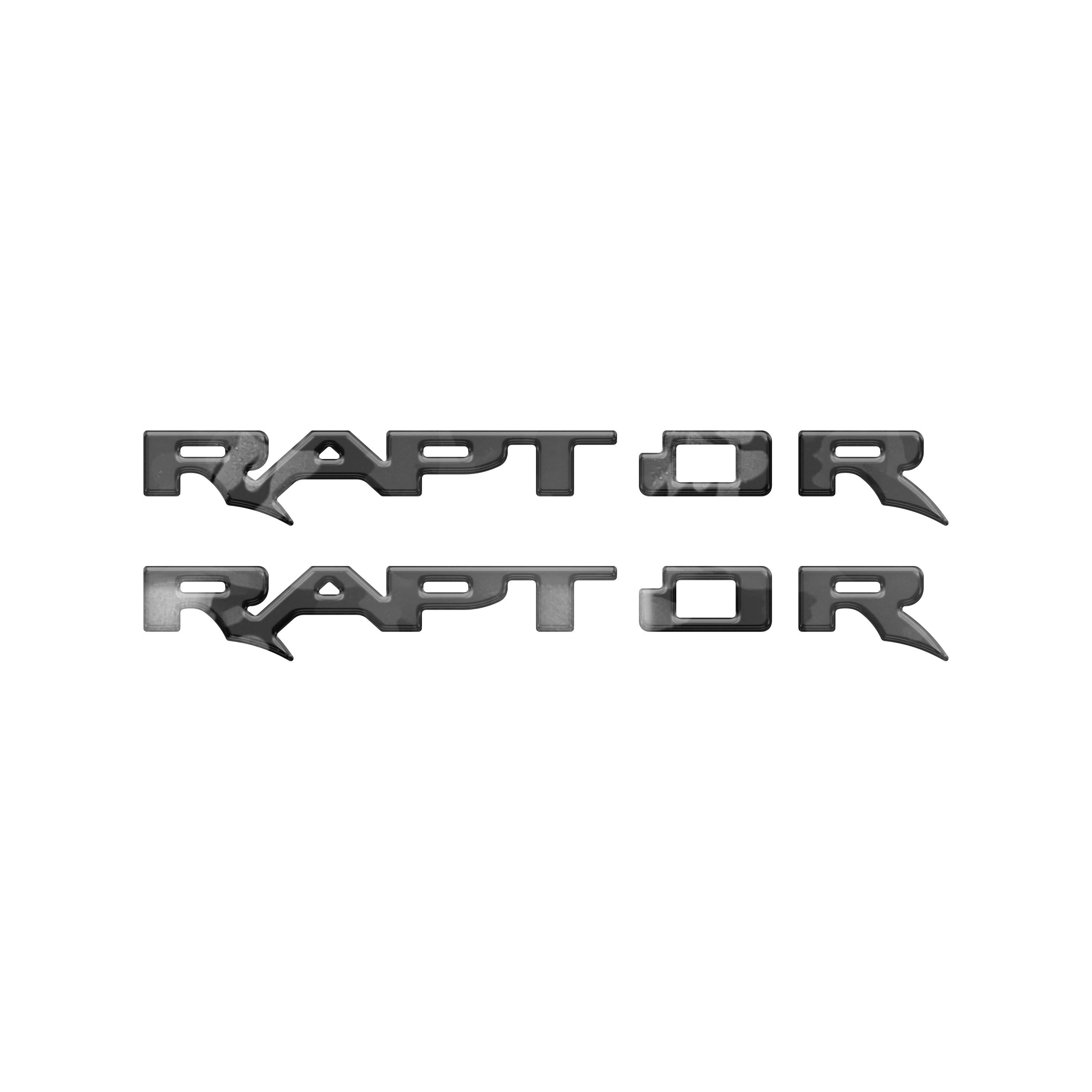 Raptor Running Board Emblem Overlays Fits 2024-2026 Ford Ranger Raptor