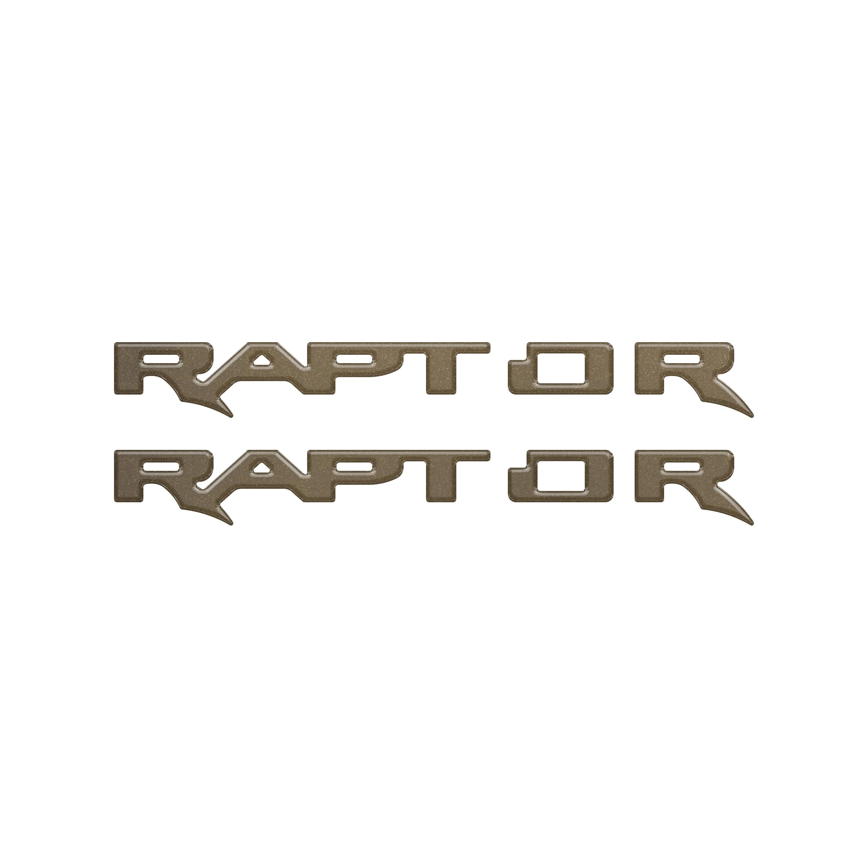 Raptor Running Board Emblem Overlays Fits 2024-2026 Ford Ranger Raptor