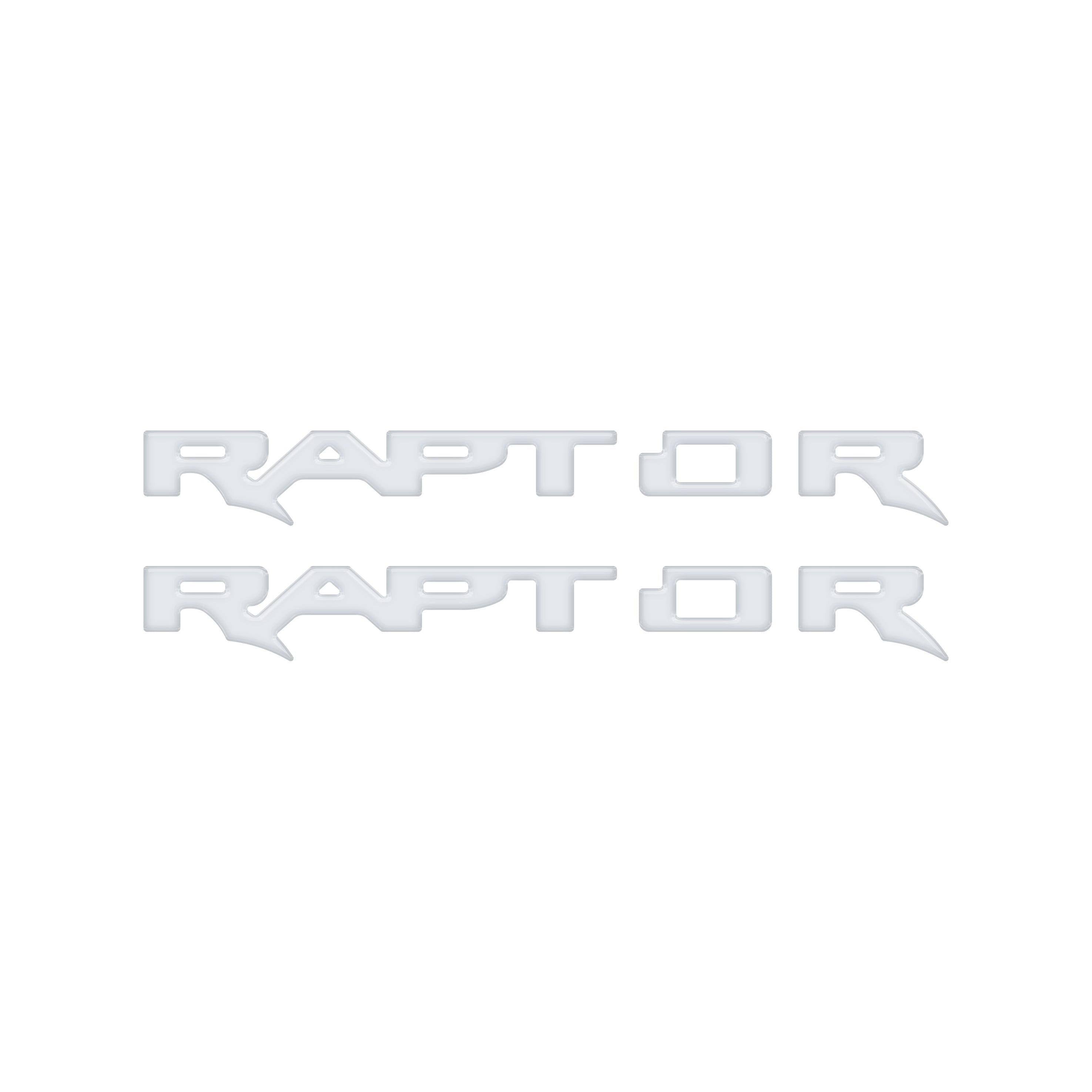 Raptor Running Board Emblem Overlays Fits 2024-2026 Ford Ranger Raptor