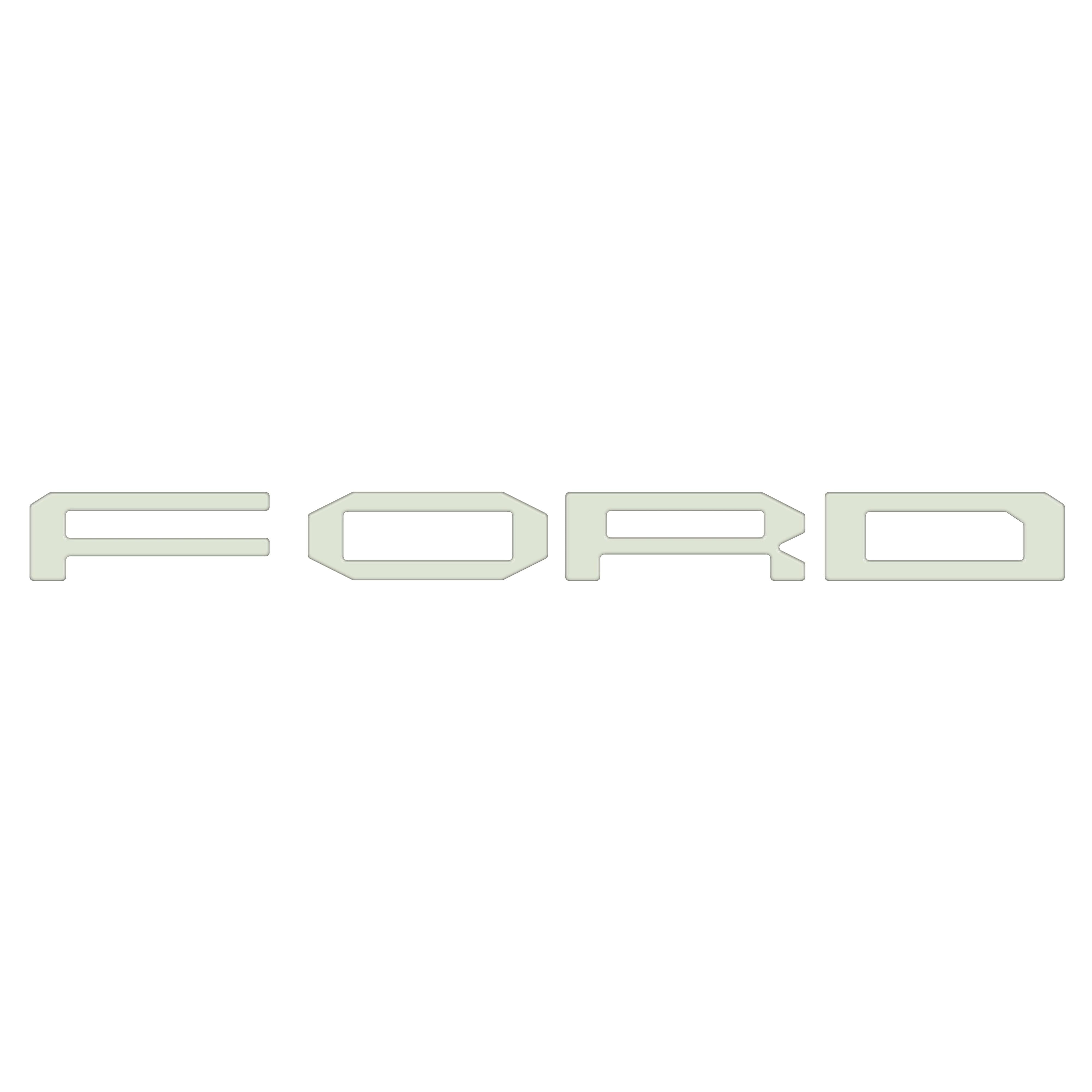 Grille Letter Overlays Fits 2024-2026 Ford Ranger Raptor