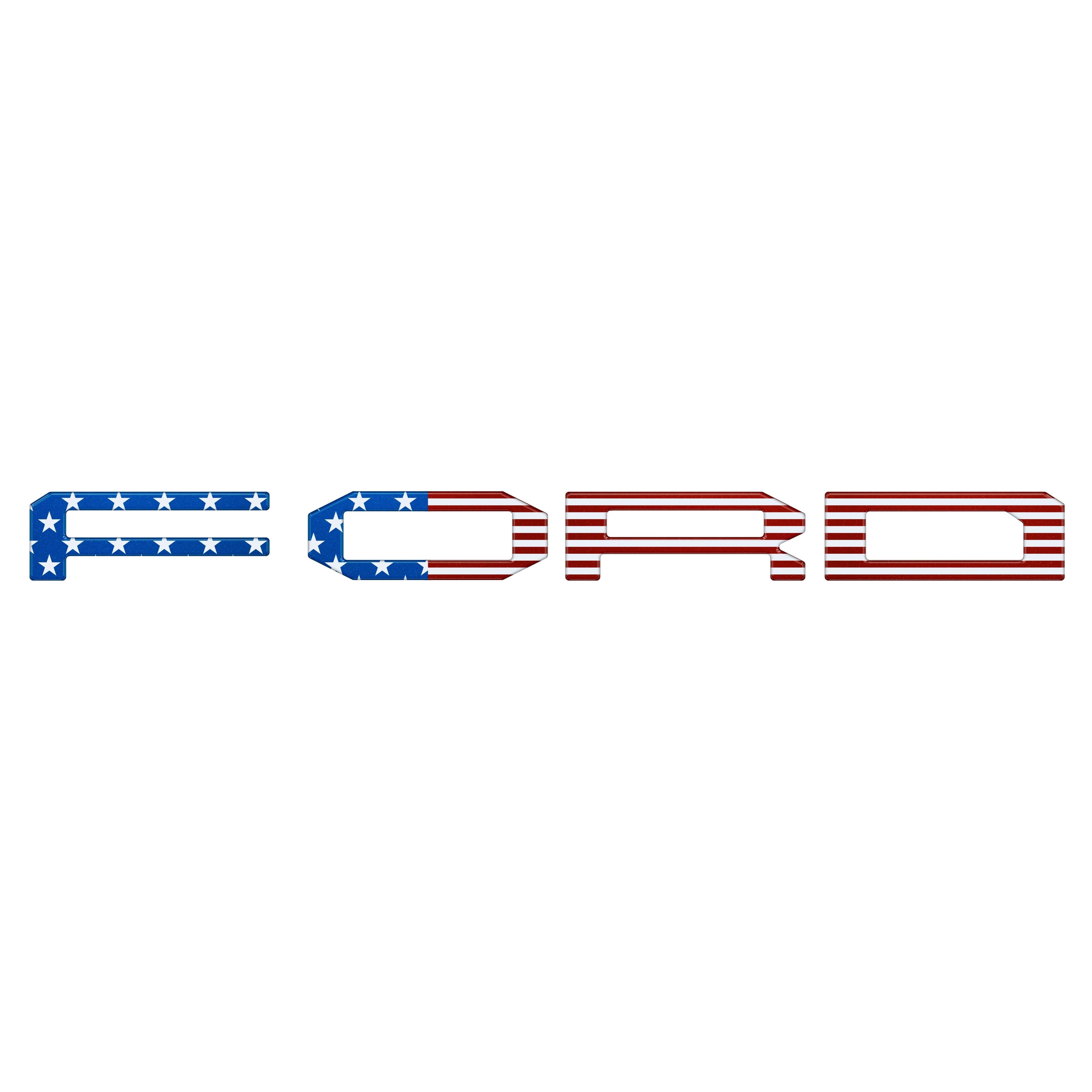 Grille Letter Overlays Fits 2024-2026 Ford Ranger Raptor