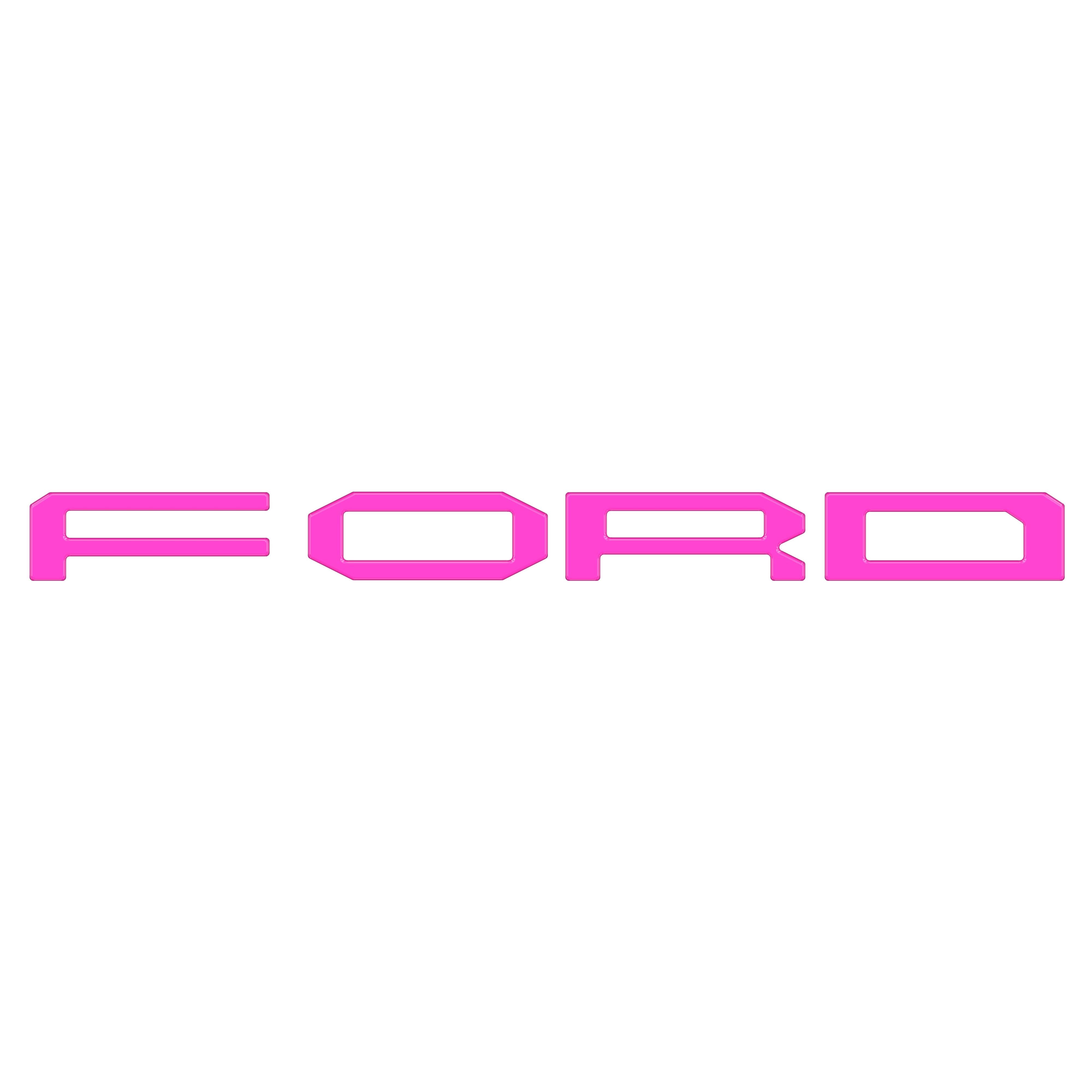 Grille Letter Overlays Fits 2024-2026 Ford Ranger Raptor