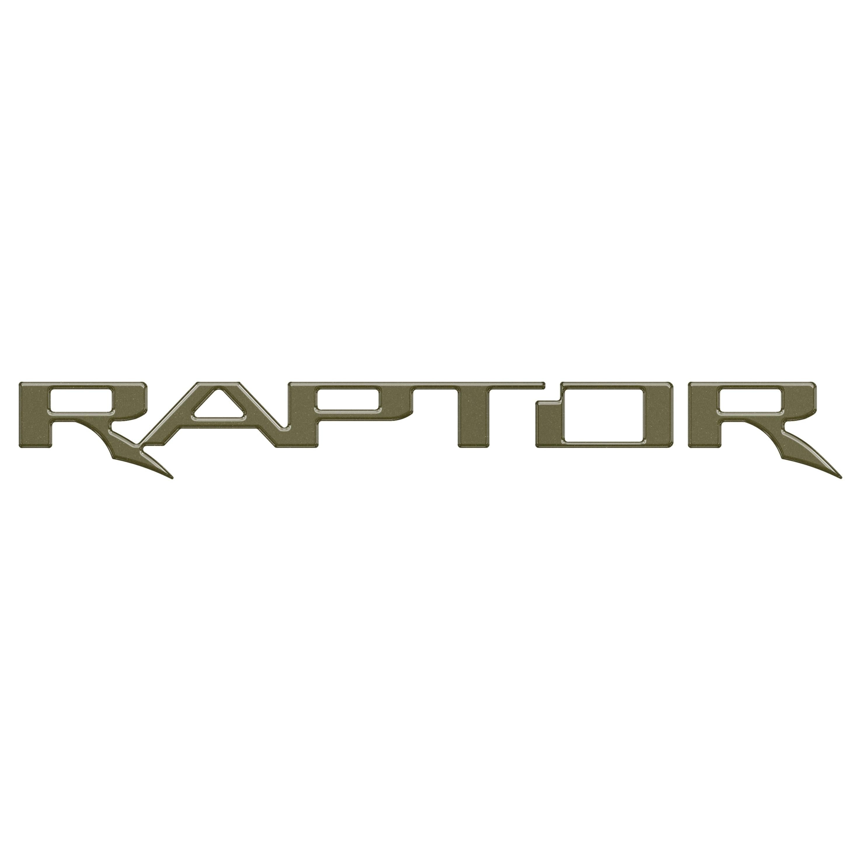 Raptor Tailgate Emblem Inserts Fits 2024-2026 Ford Ranger
