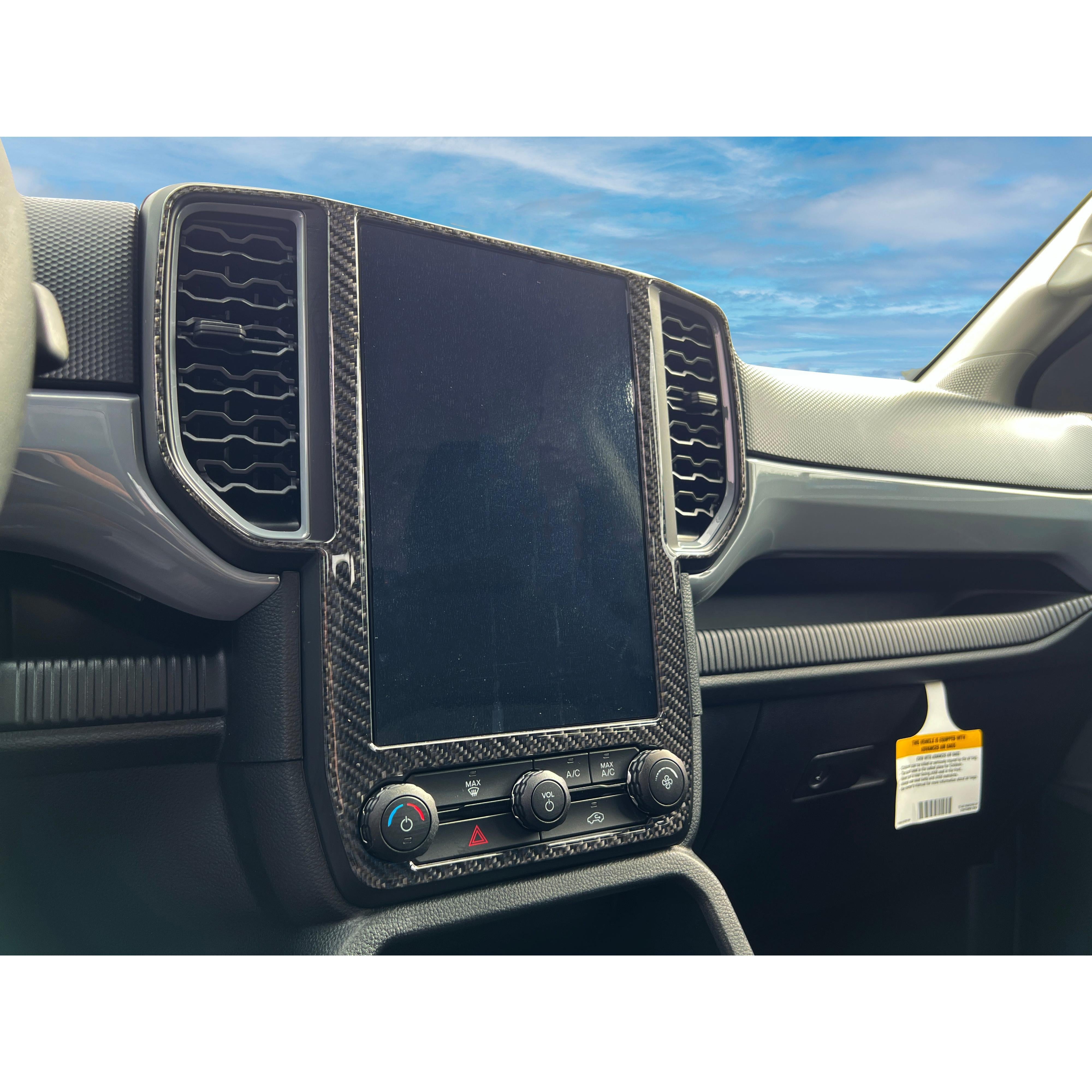 Display Screen/A.C. Vent Accent Trim Fits 2024-2026 Ford Ranger
