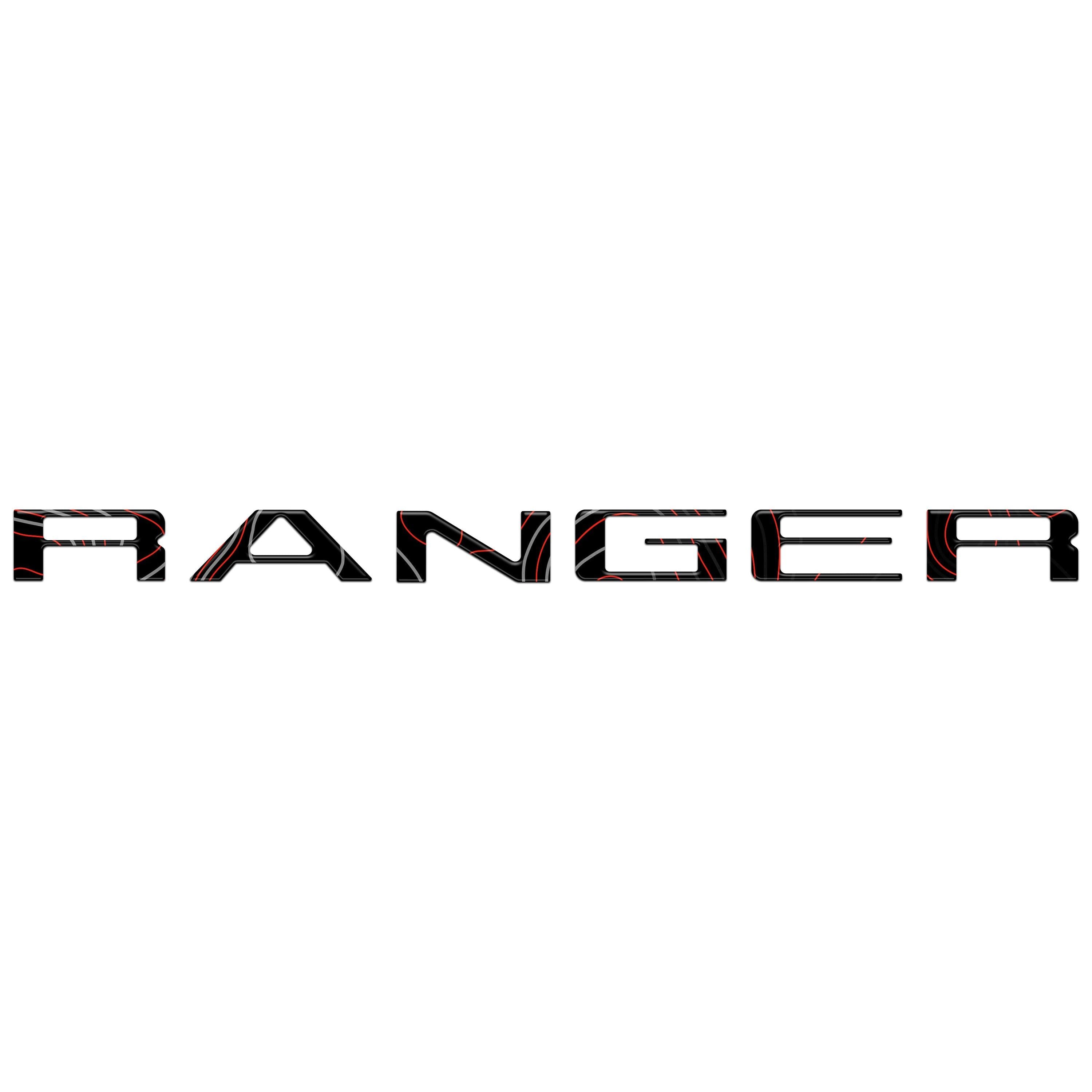 Hood Lettering Kit Fits 2024-2025 Ford Ranger
