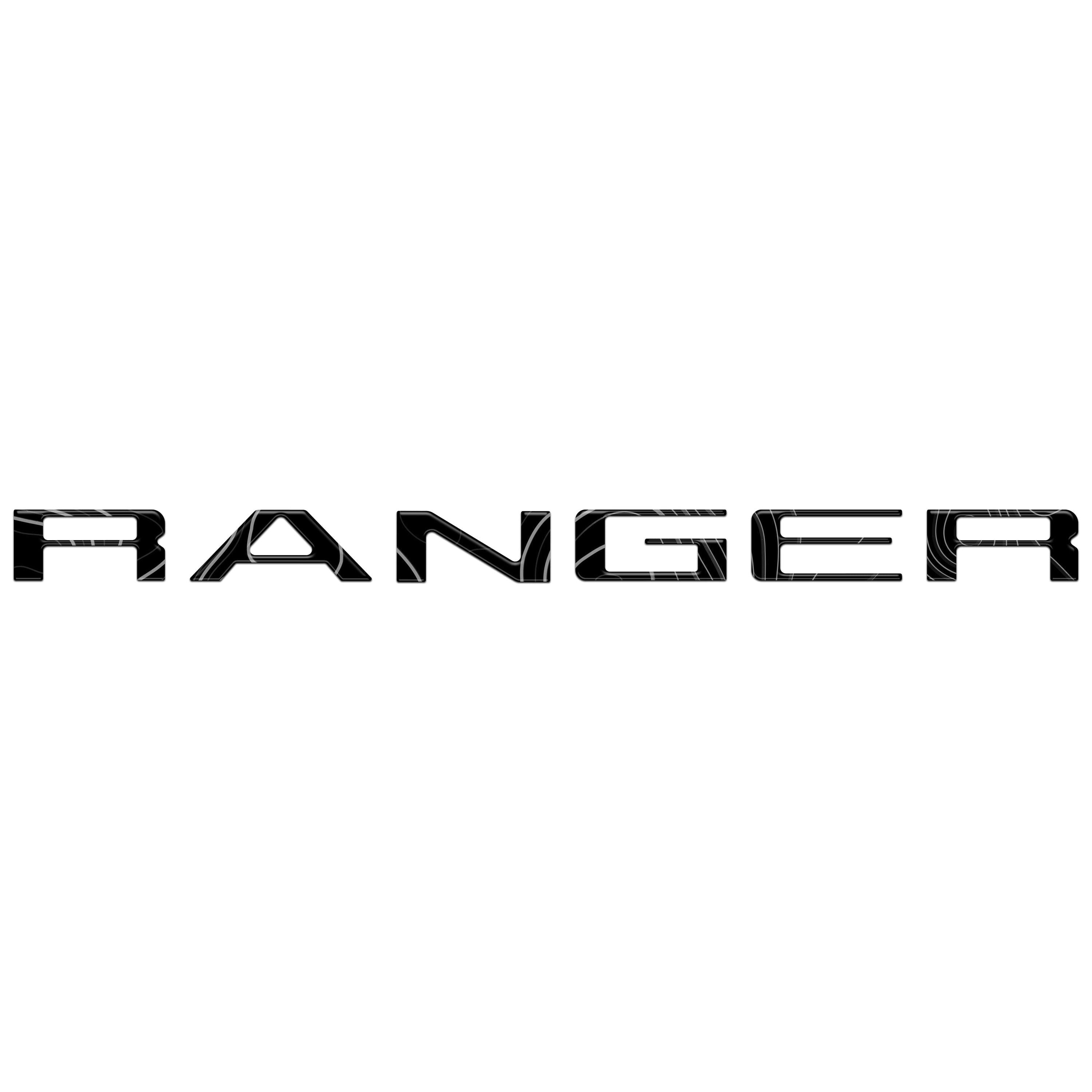 Hood Lettering Kit Fits 2024-2025 Ford Ranger