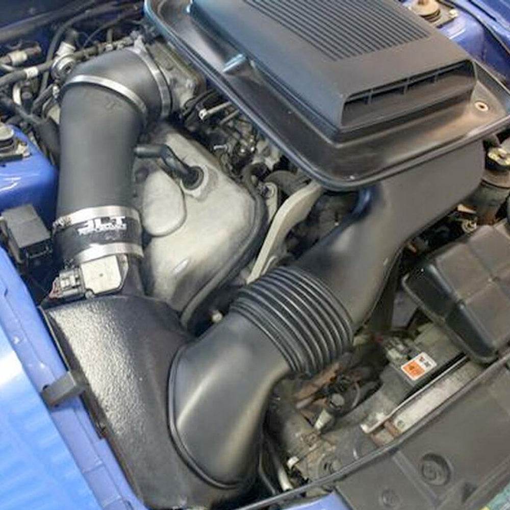 JLT Ram Air Intake w/ Shaker Hook Up for 2003-2004 MACH 1 - S&B installed in the engine compartment of a vehicle
