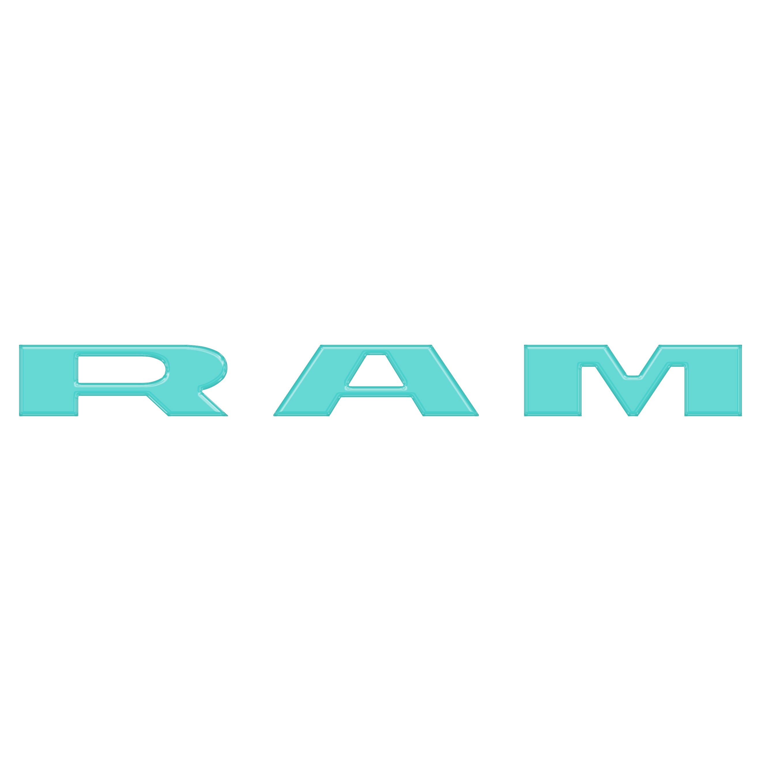 Grille Letter Overlays Fits 2025-2026 Ram 1500/2500/3500