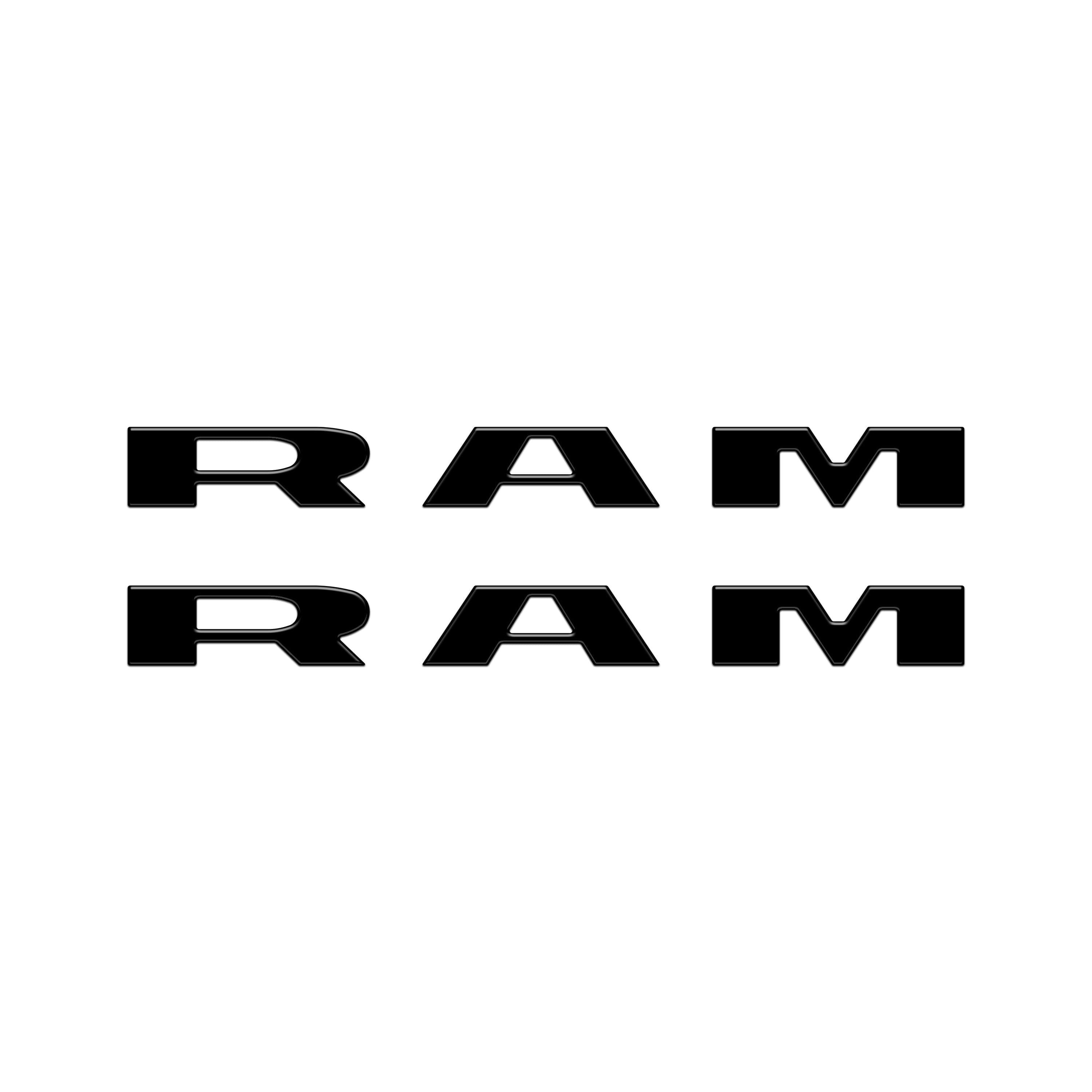 Front Door Emblem Overlays Fits 2025-2026 Ram 1500/2500/3500