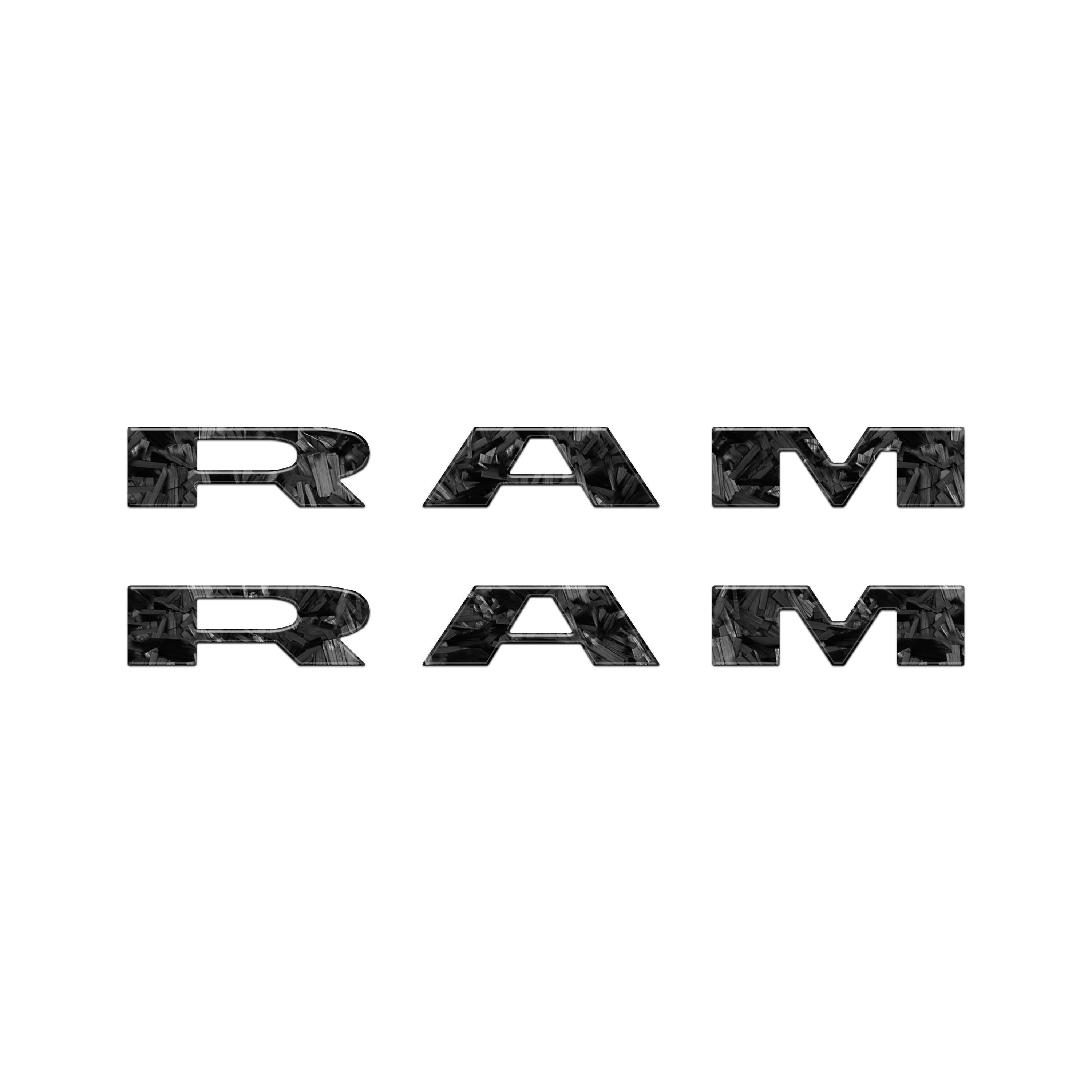 Front Door Emblem Overlays Fits 2025-2026 Ram 1500/2500/3500
