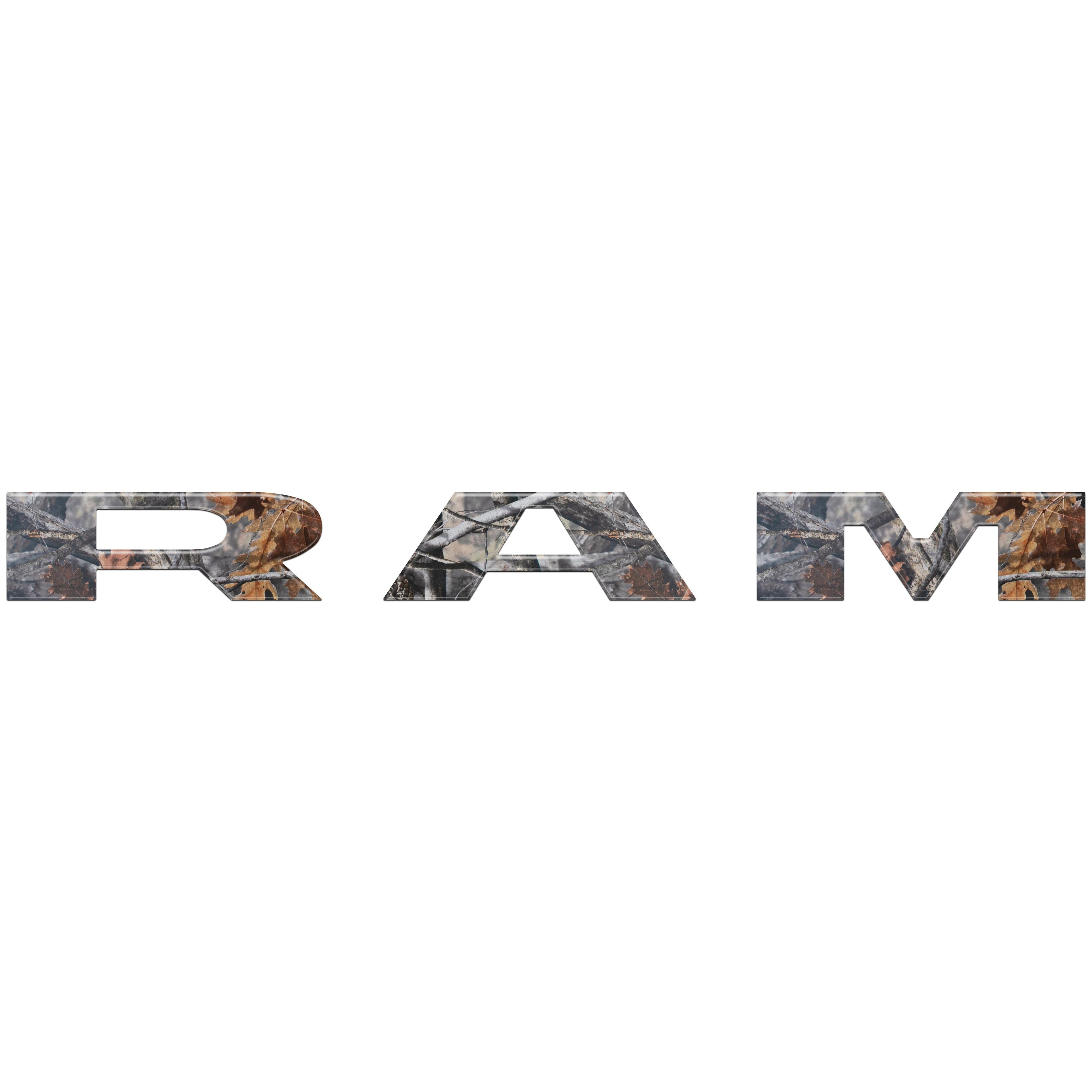 Tailgate Letter Overlays Fits 2025-2026 Ram 2500/3500