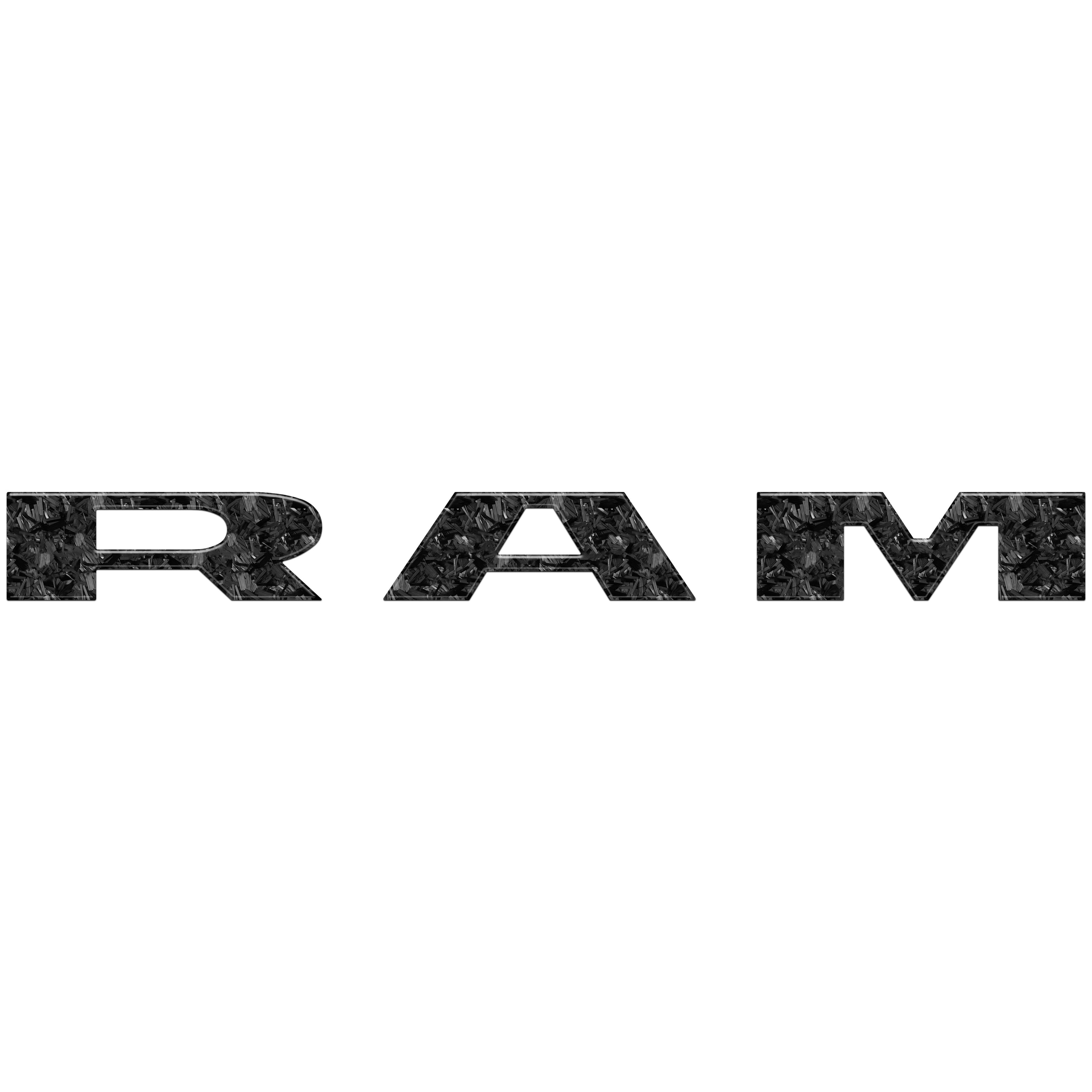 Tailgate Letter Overlays Fits 2025-2026 Ram 2500/3500