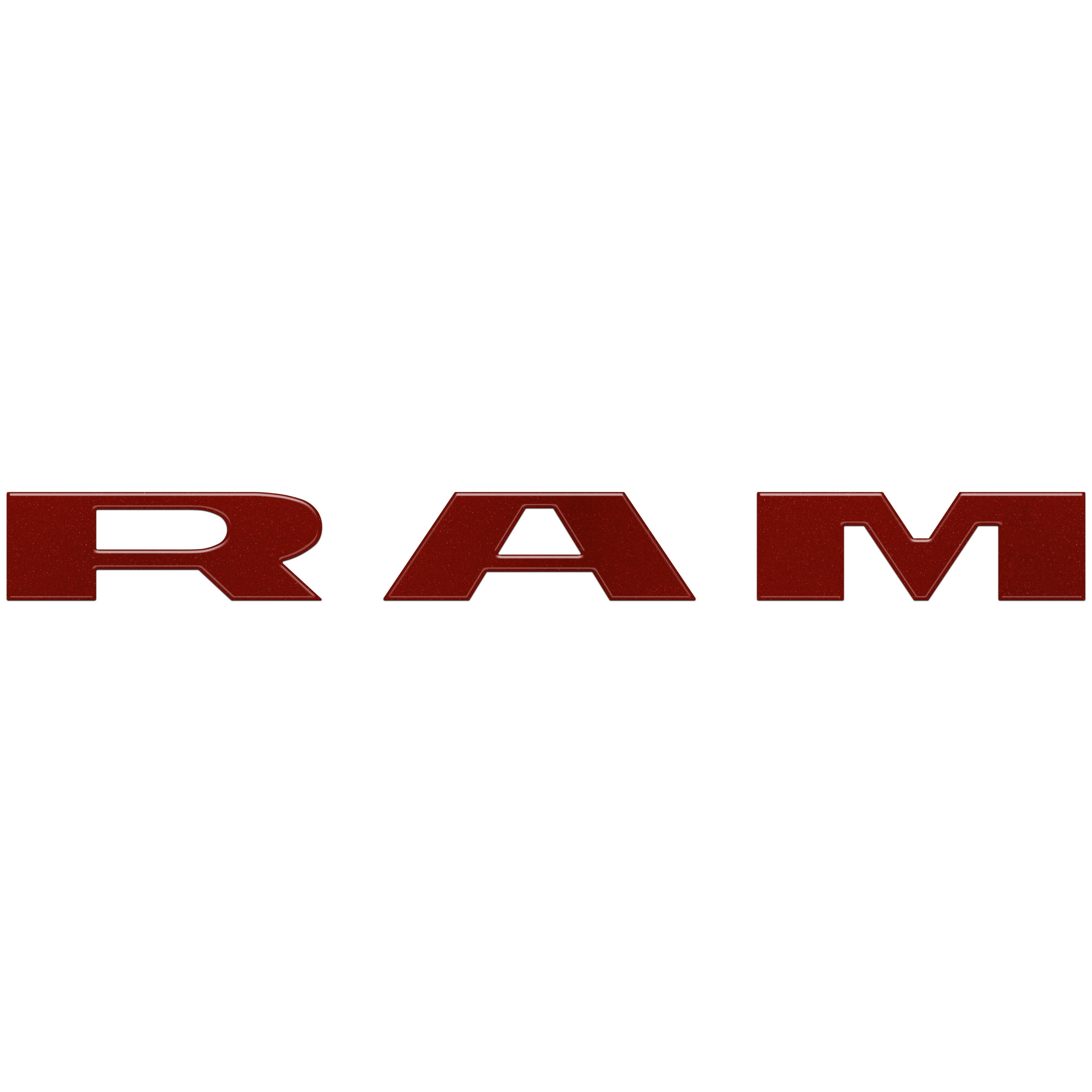 Tailgate Letter Overlays Fits 2025-2026 Ram 2500/3500
