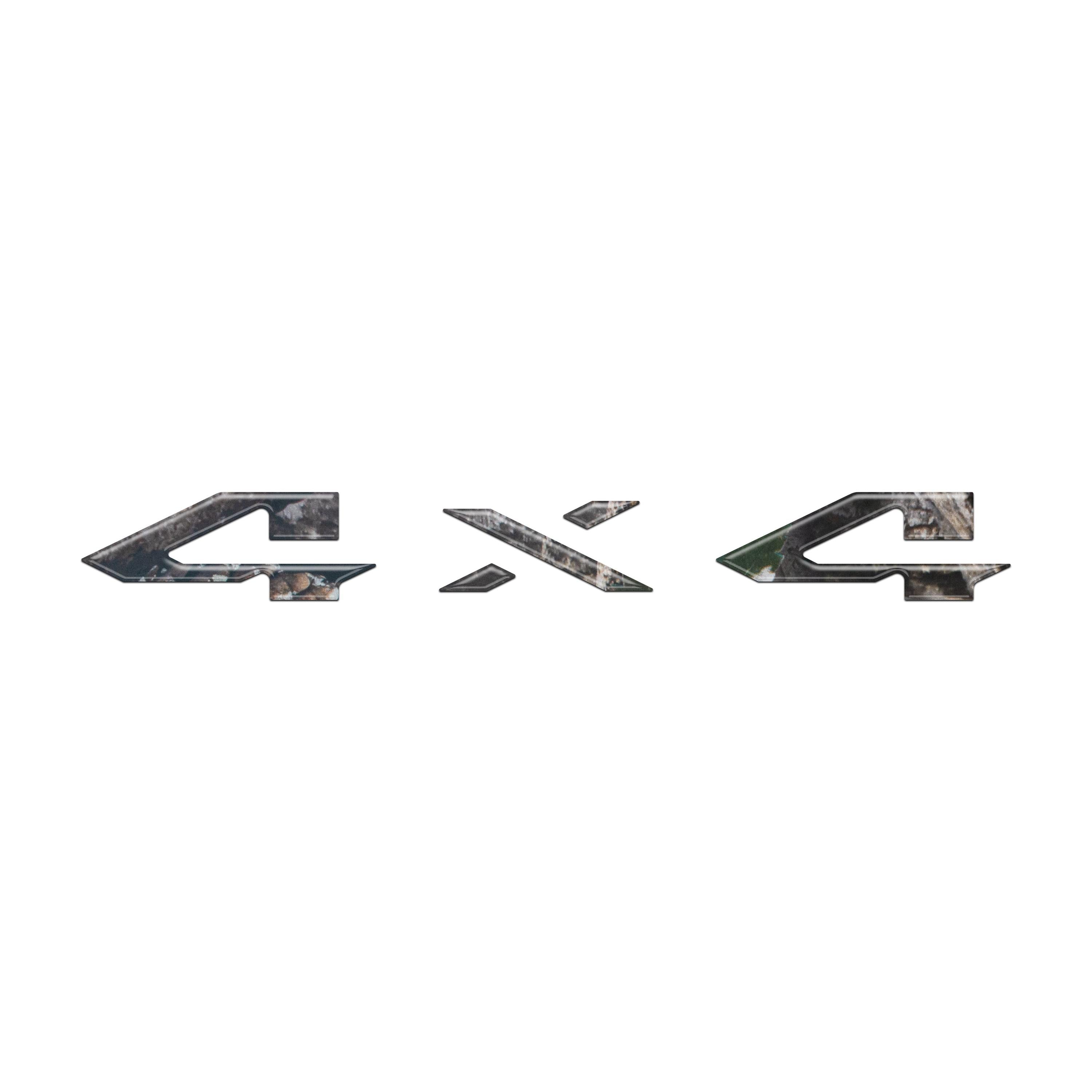 4x4 Tailgate Emblem Letter Overlays Fits 2025-2026 Ram 1500/2500/3500