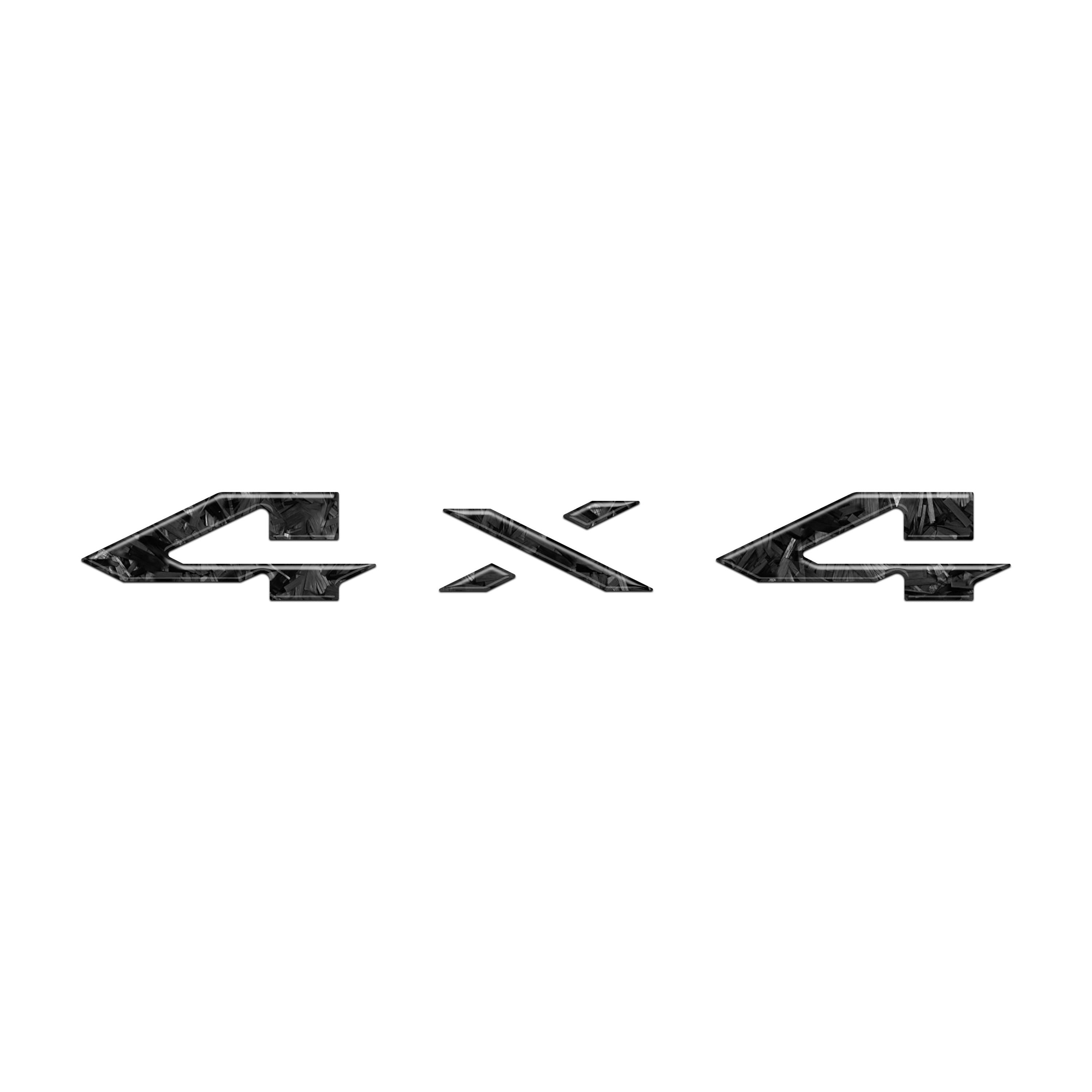 4x4 Tailgate Emblem Letter Overlays Fits 2025-2026 Ram 1500/2500/3500