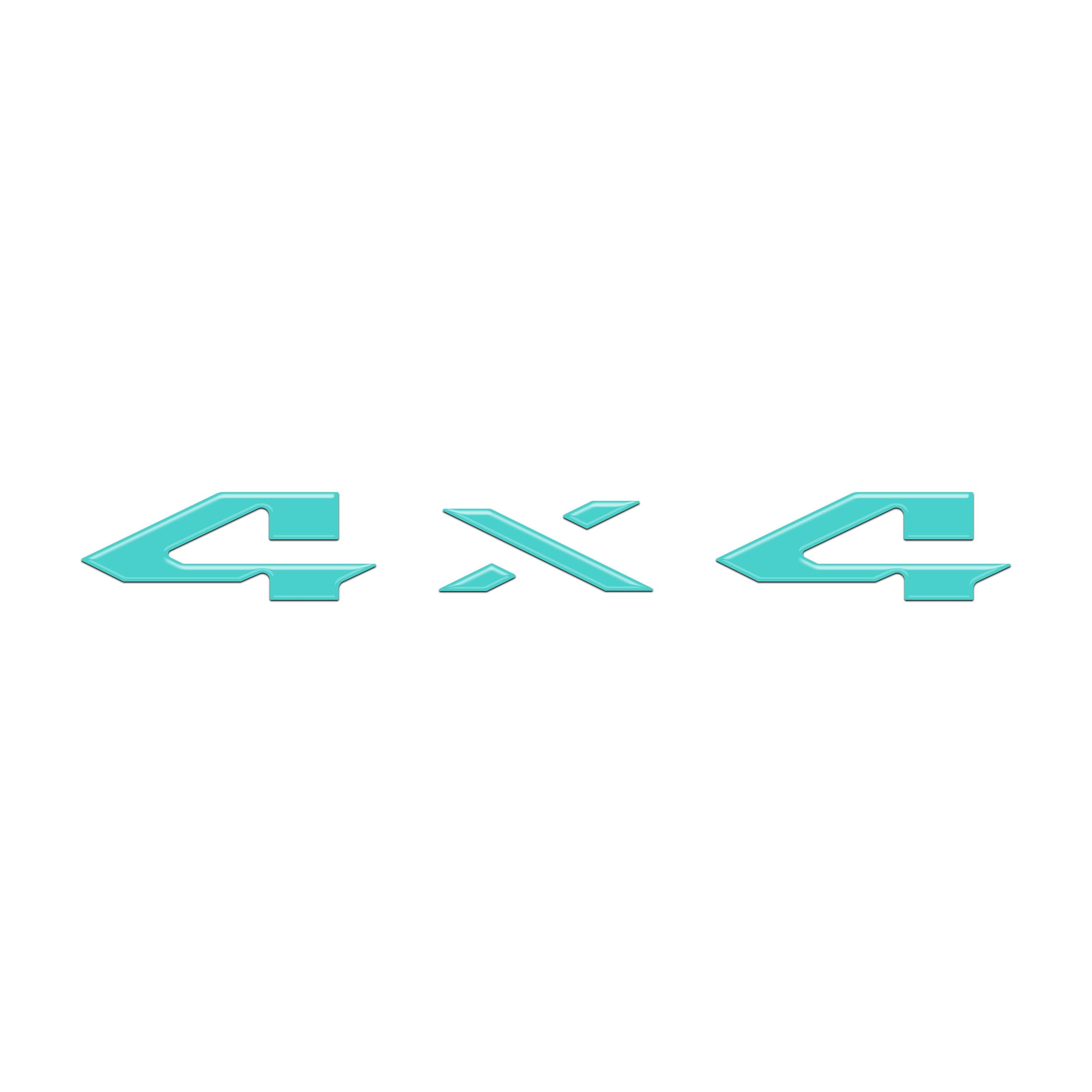 4x4 Tailgate Emblem Letter Overlays Fits 2025-2026 Ram 1500/2500/3500