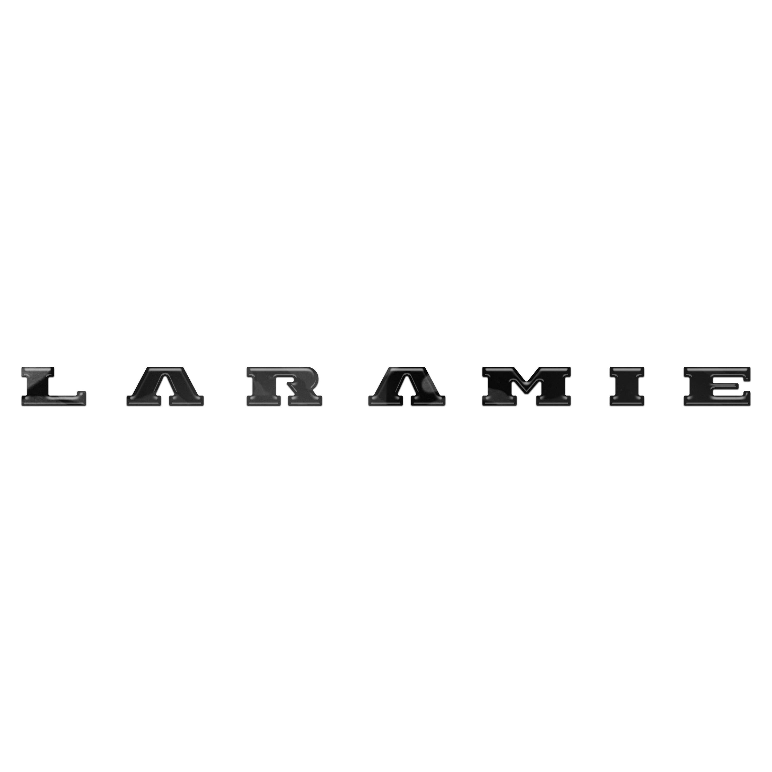 Laramie Tailgate Emblem Letter Inserts Fits 2025-2026 Ram 1500/2500/3500
