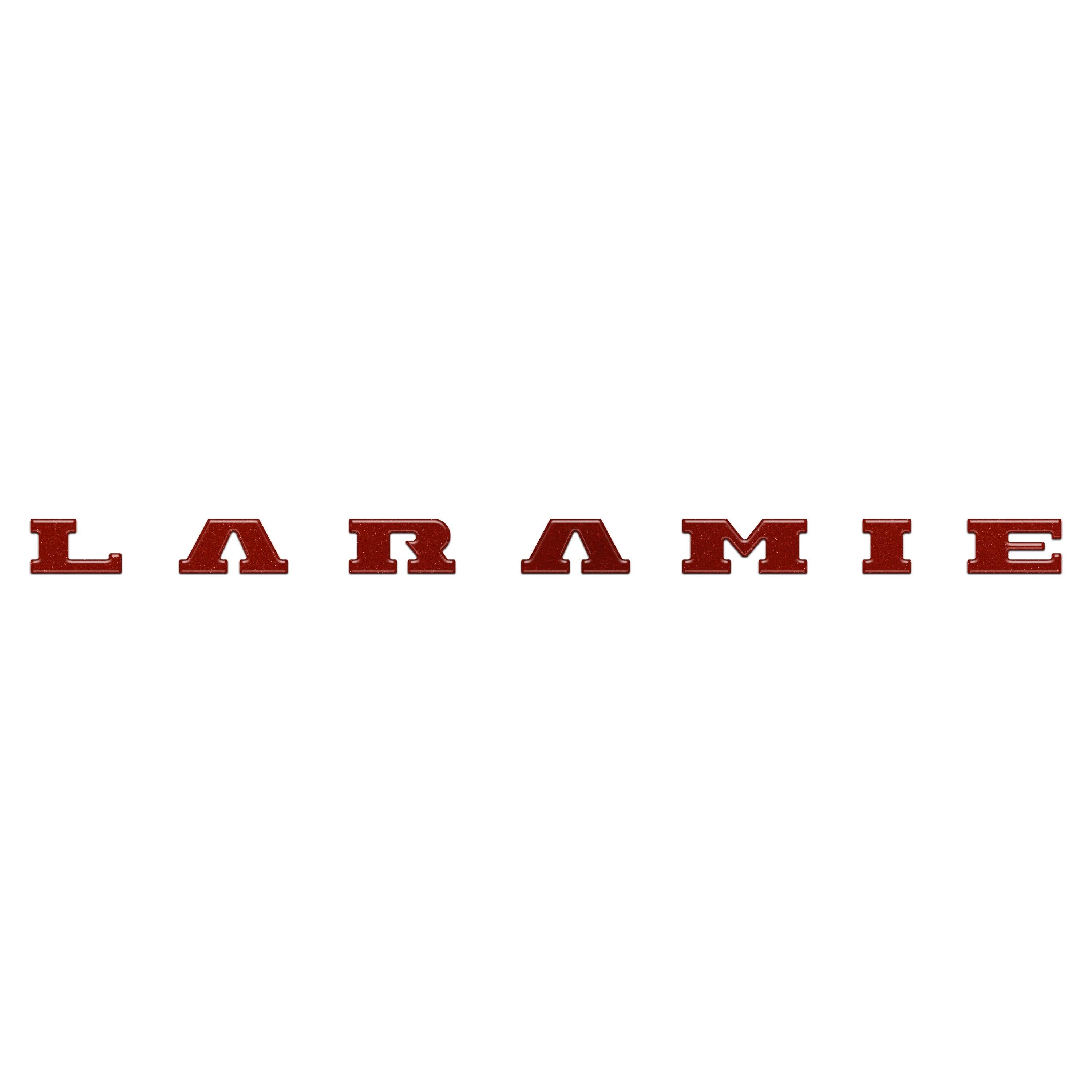 Laramie Tailgate Emblem Letter Inserts Fits 2025-2026 Ram 1500/2500/3500