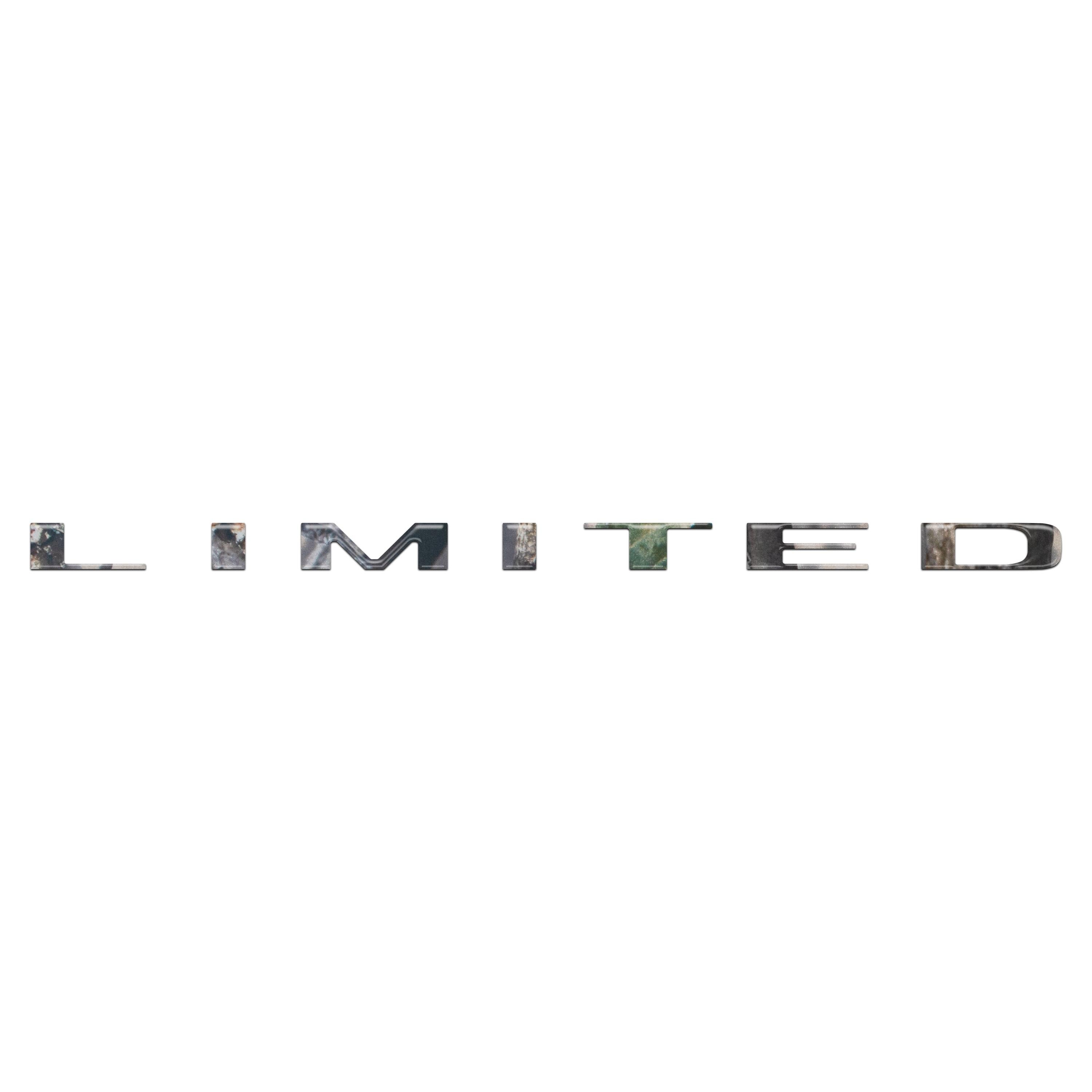 Limited Tailgate Emblem Letter Overlays Fits 2025-2026 Ram 1500/2500/3500
