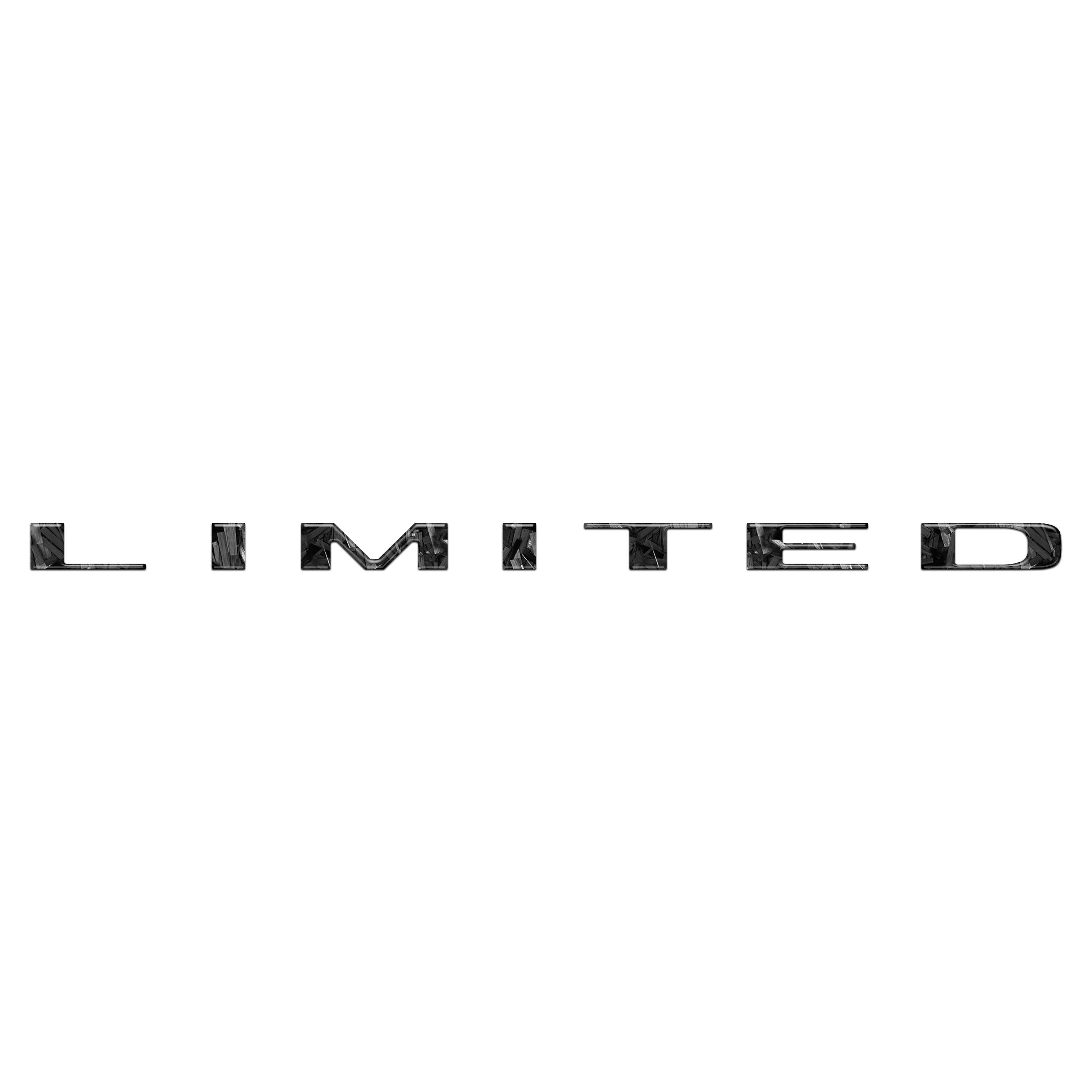 Limited Tailgate Emblem Letter Overlays Fits 2025-2026 Ram 1500/2500/3500