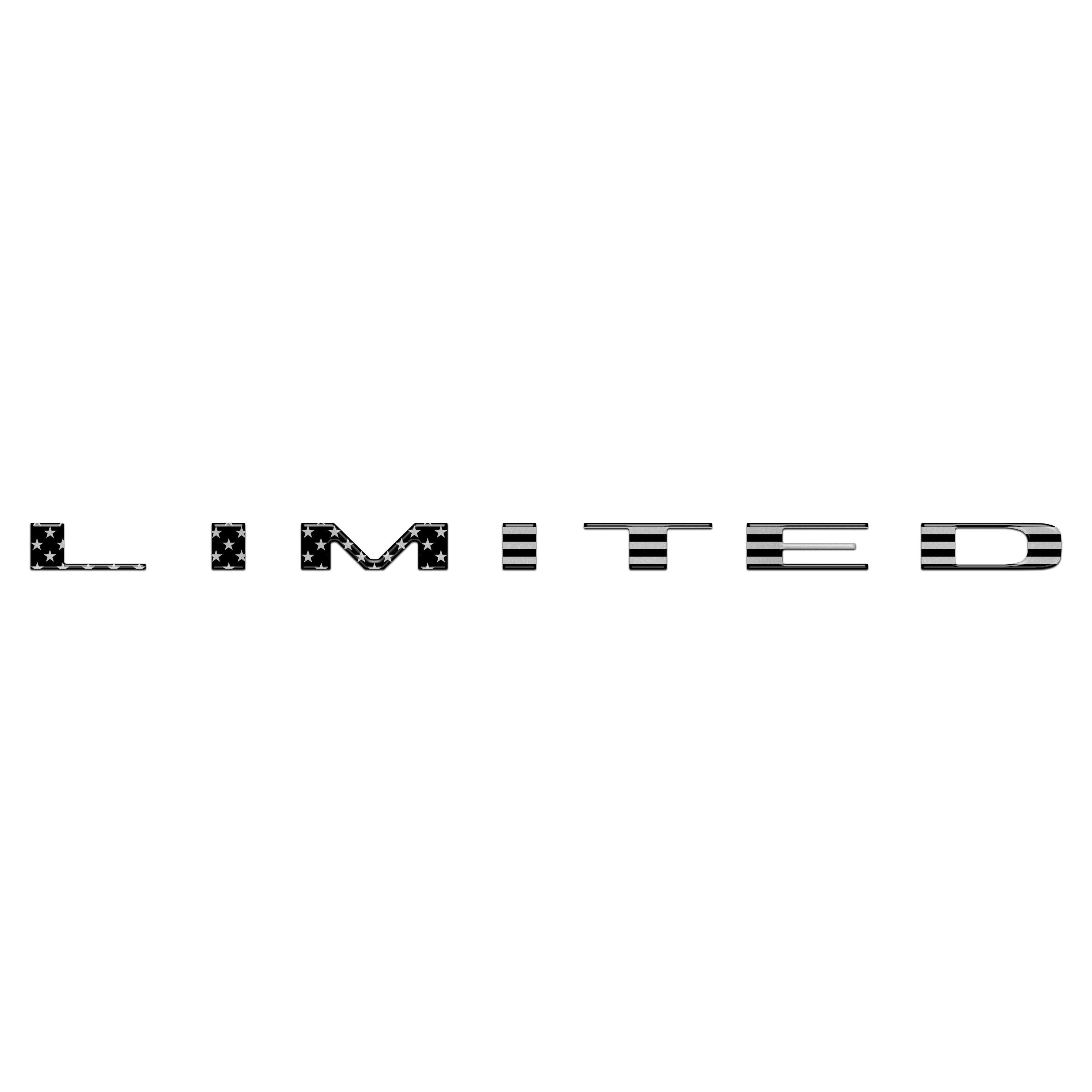 Limited Tailgate Emblem Letter Overlays Fits 2025-2026 Ram 1500/2500/3500