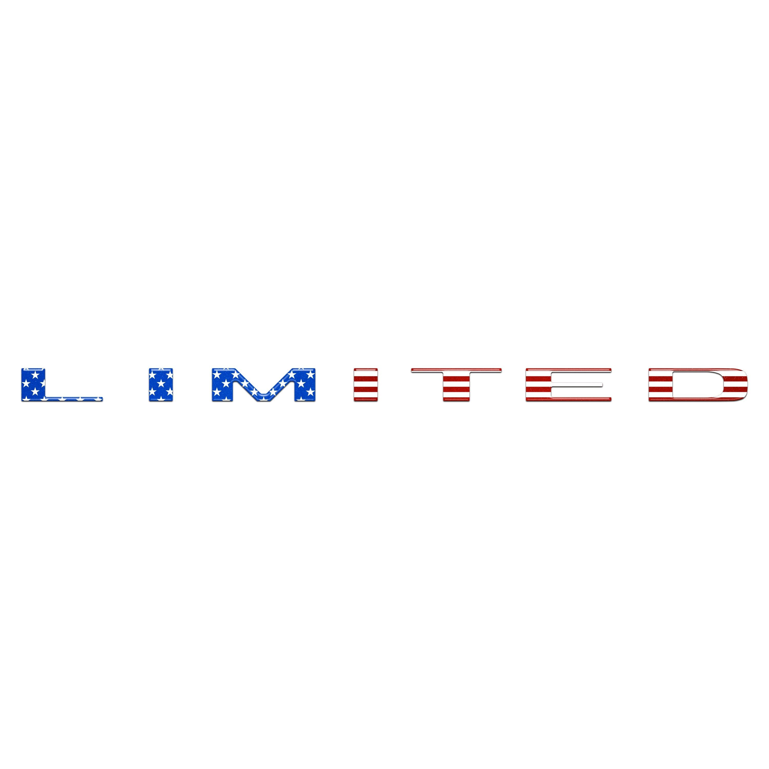 Limited Tailgate Emblem Letter Overlays Fits 2025-2026 Ram 1500/2500/3500
