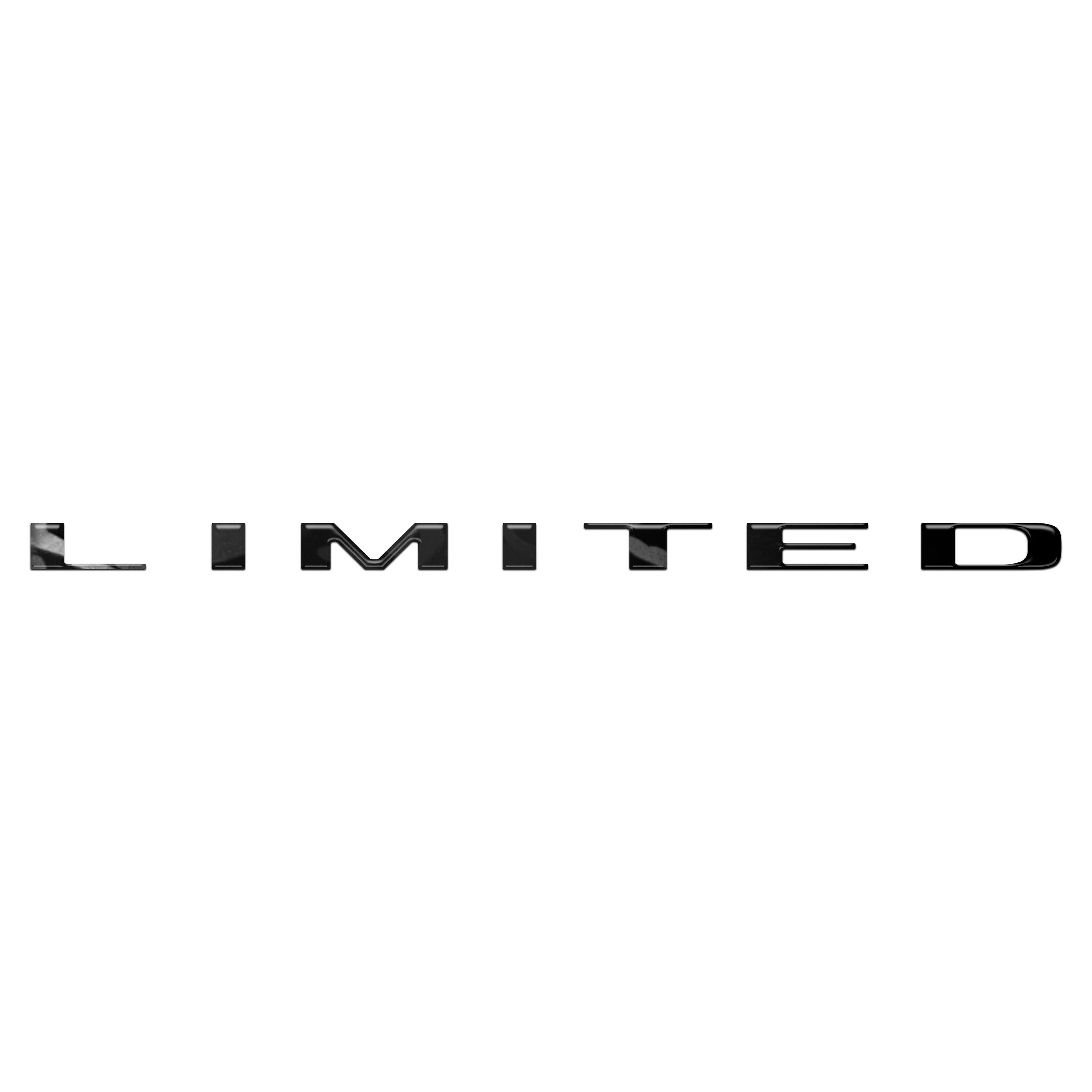 Limited Tailgate Emblem Letter Overlays Fits 2025-2026 Ram 1500/2500/3500