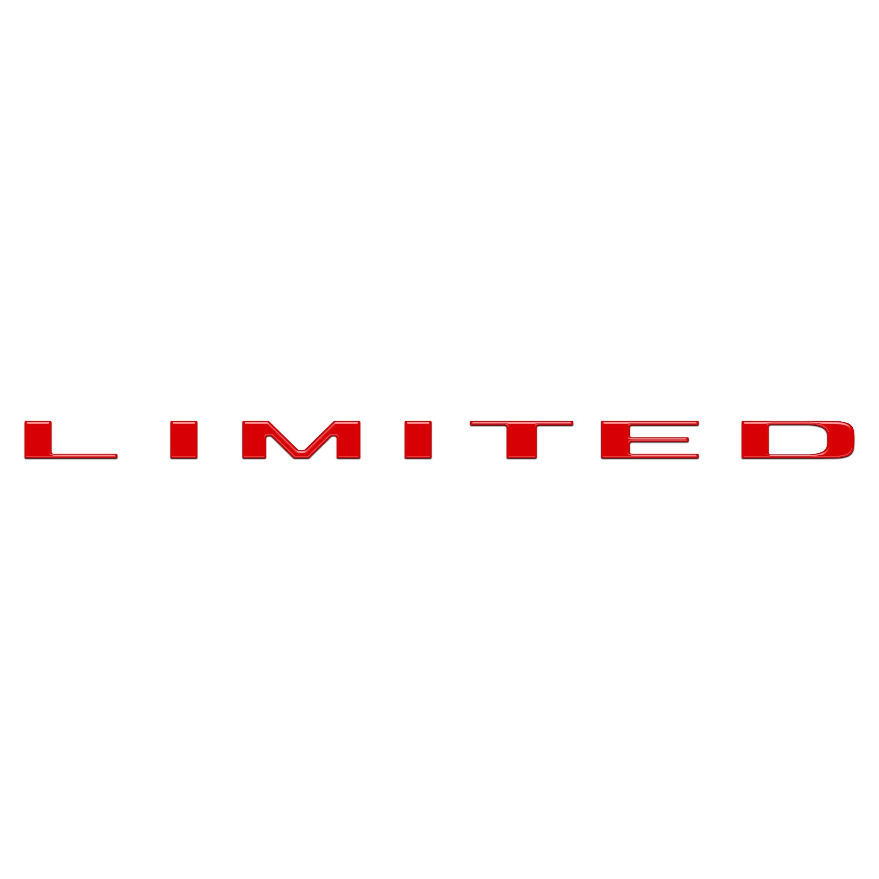 Limited Tailgate Emblem Letter Overlays Fits 2025-2026 Ram 1500/2500/3500