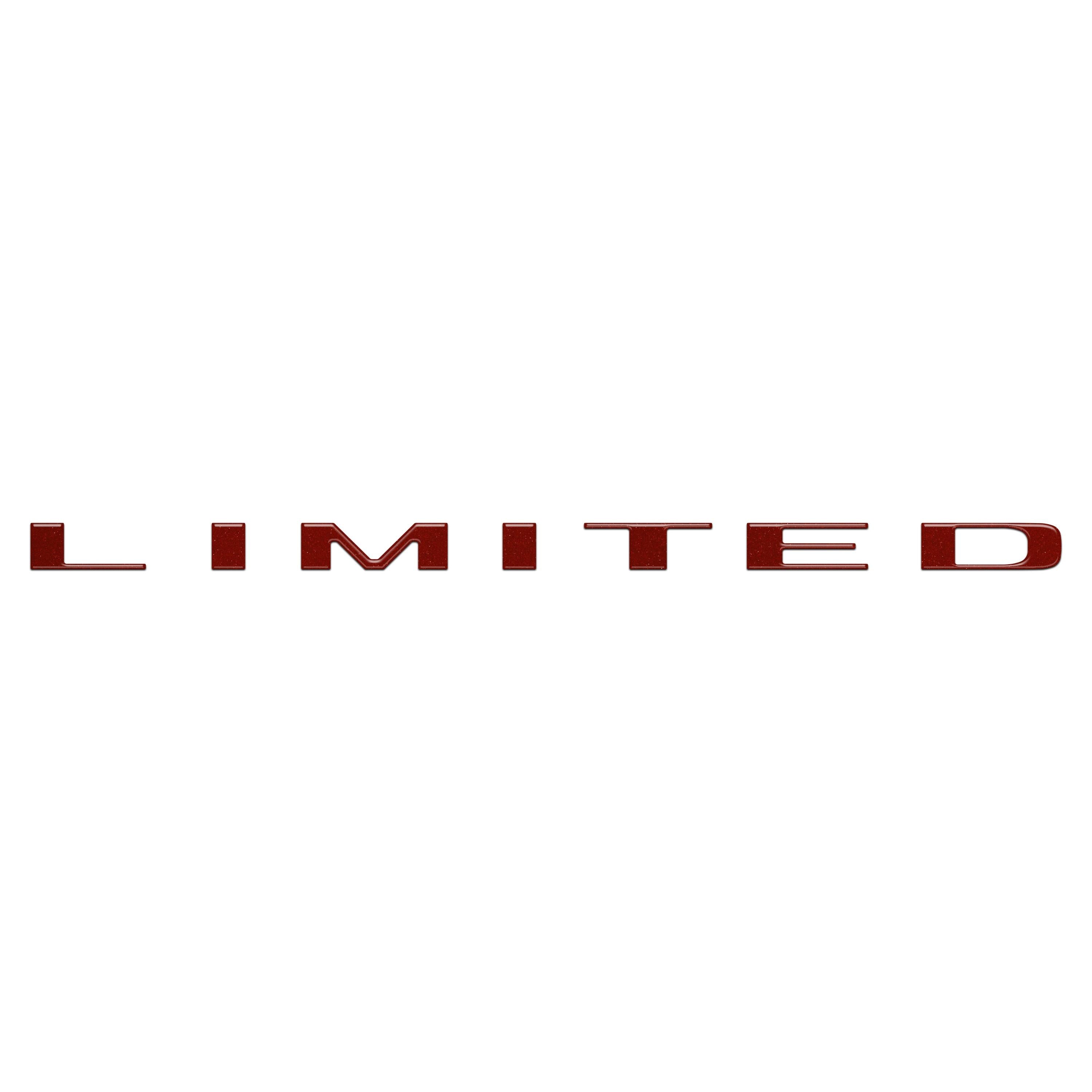 Limited Tailgate Emblem Letter Overlays Fits 2025-2026 Ram 1500/2500/3500