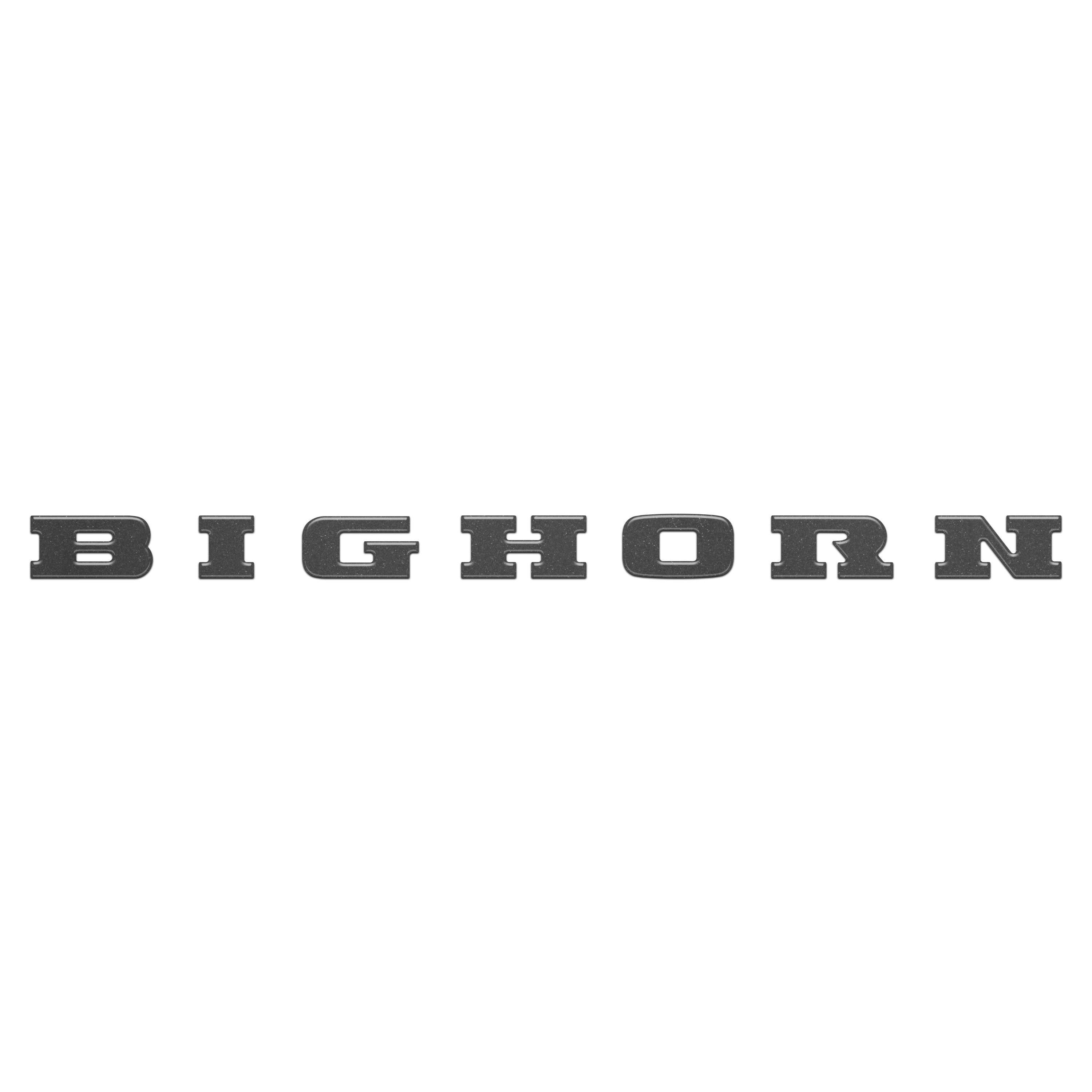 Bighorn Tailgate Emblem Letter Inserts Fits 2025-2026 Ram 1500/2500/3500