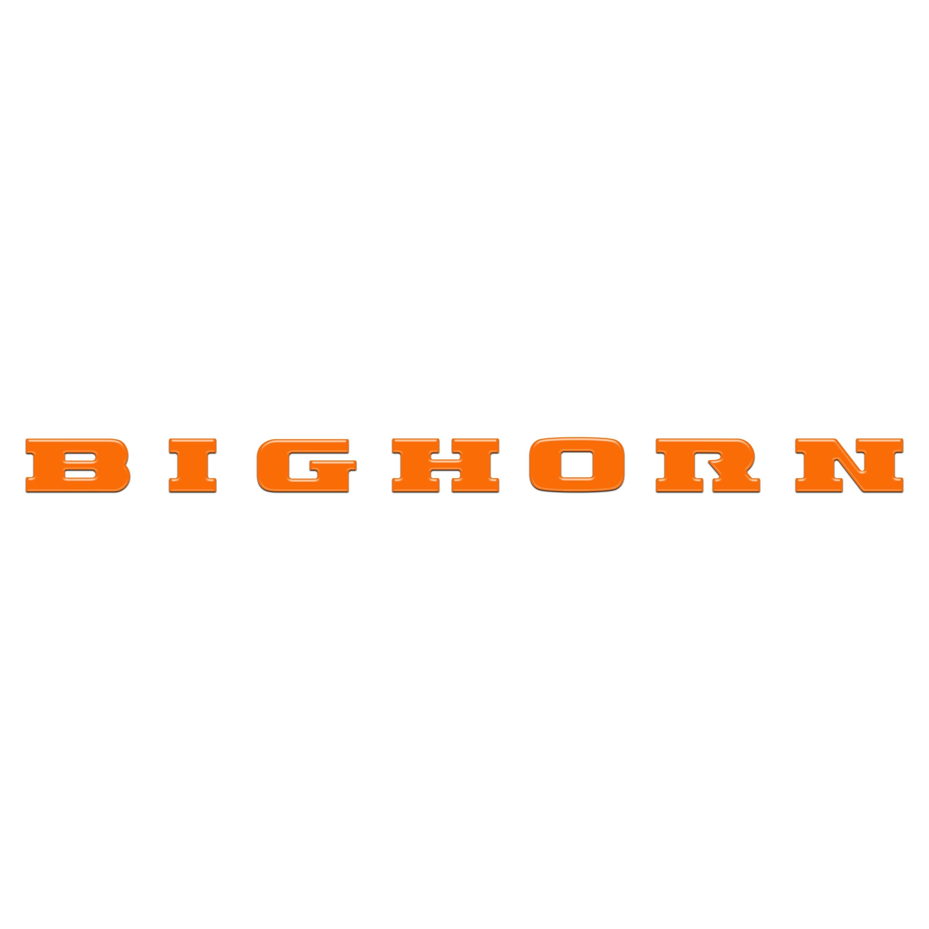 Bighorn Tailgate Emblem Letter Inserts Fits 2025-2026 Ram 1500/2500/3500