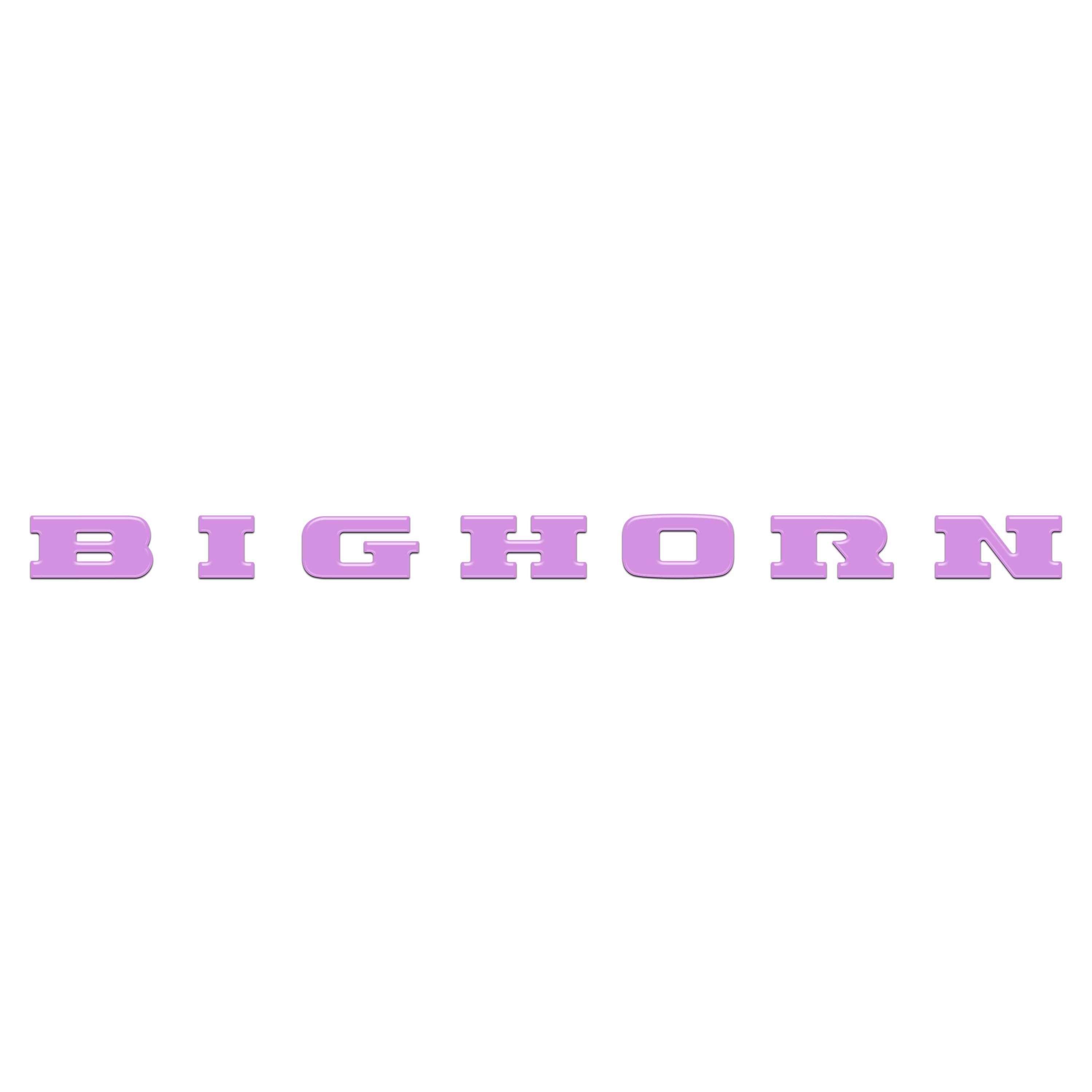 Bighorn Tailgate Emblem Letter Inserts Fits 2025-2026 Ram 1500/2500/3500