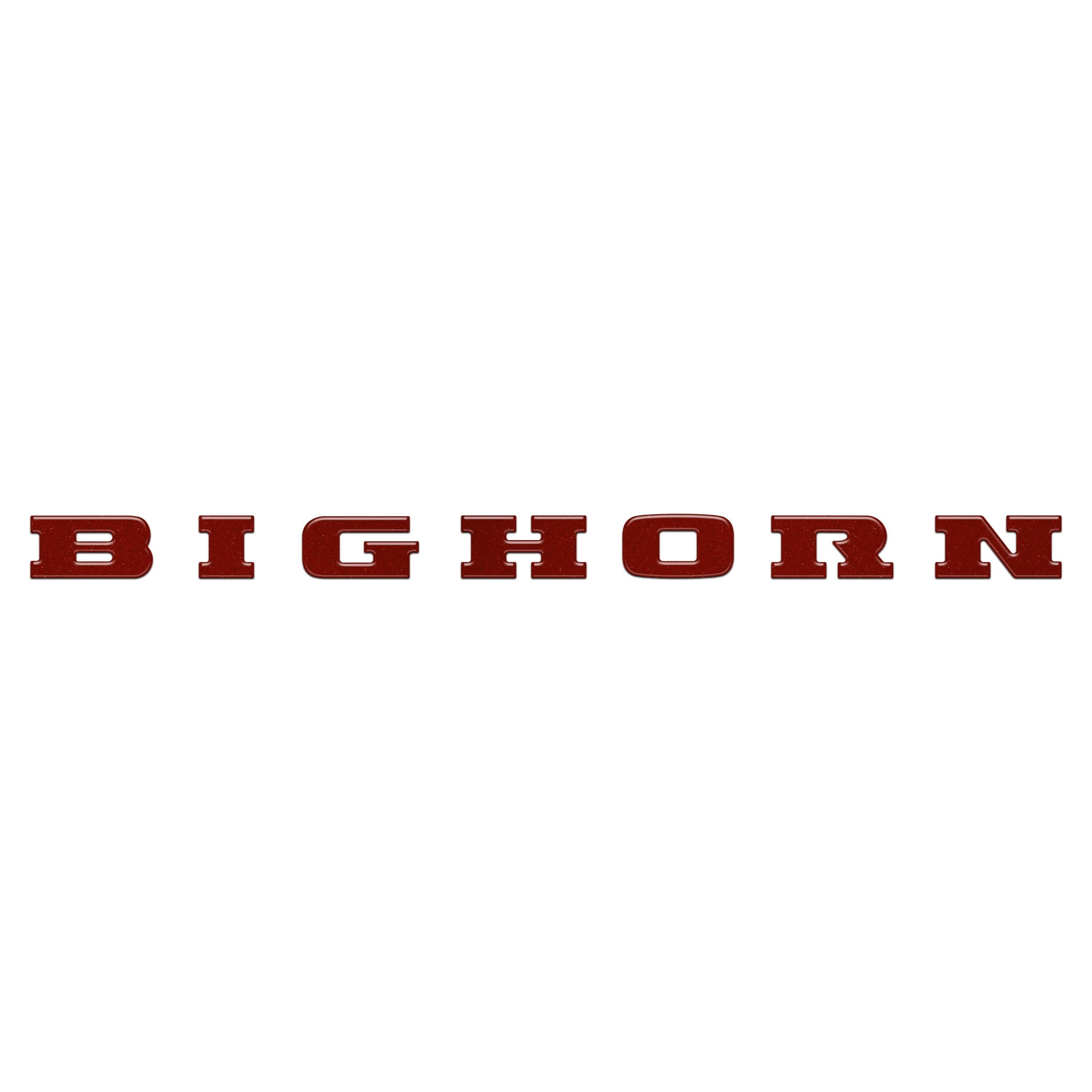 Bighorn Tailgate Emblem Letter Inserts Fits 2025-2026 Ram 1500/2500/3500