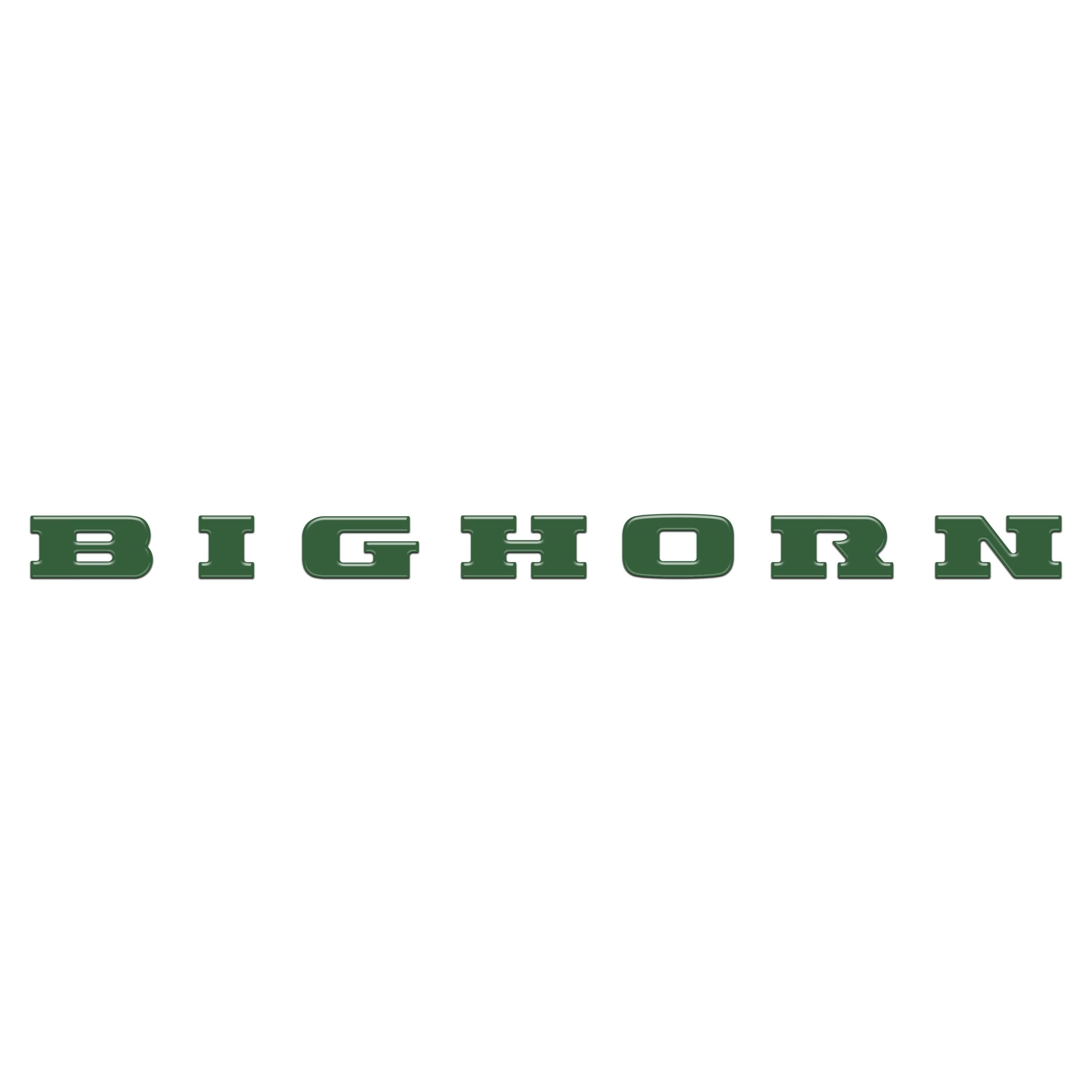 Bighorn Tailgate Emblem Letter Inserts Fits 2025-2026 Ram 1500/2500/3500