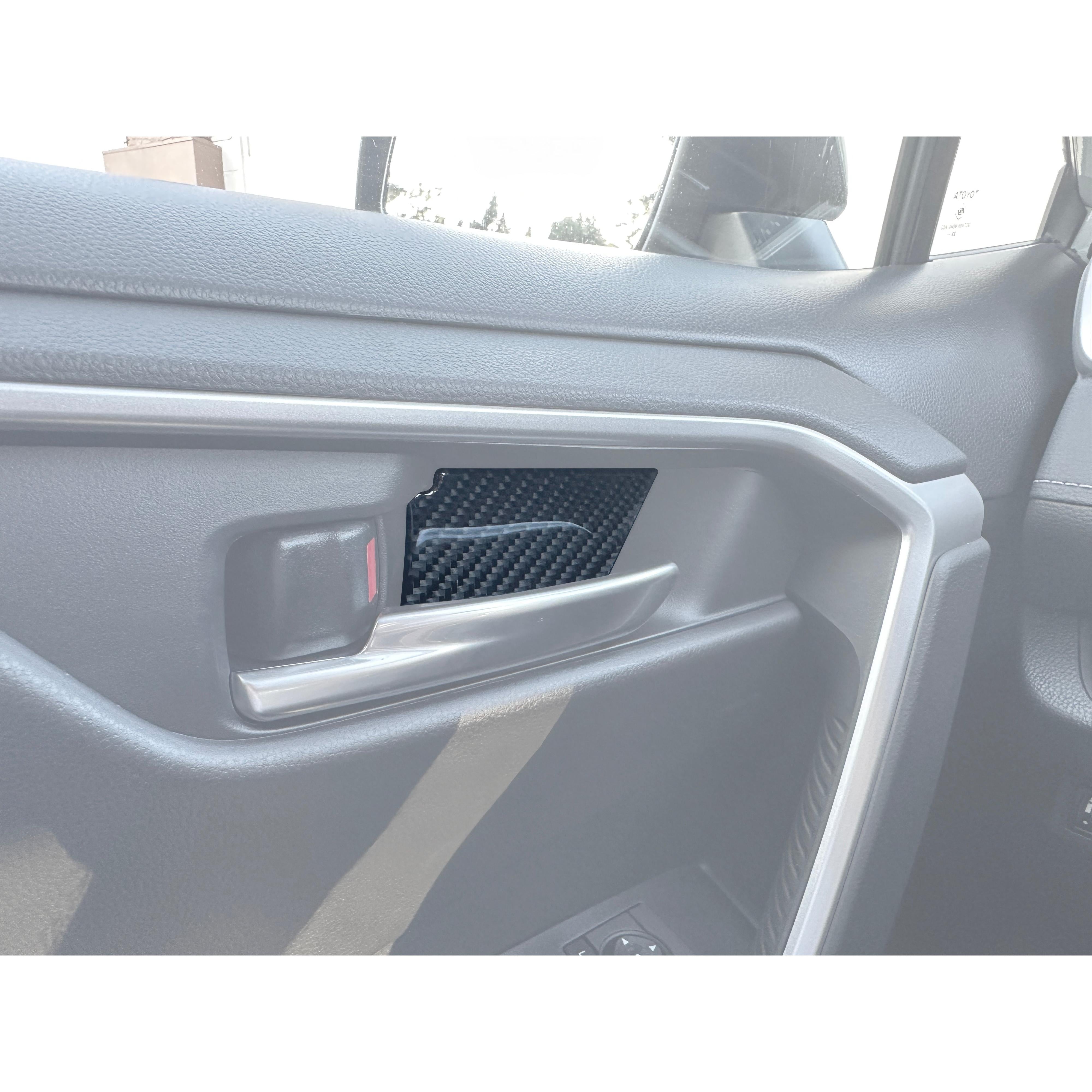 Interior Door Handle Inserts Fits 2019-2025 Toyota Rav4